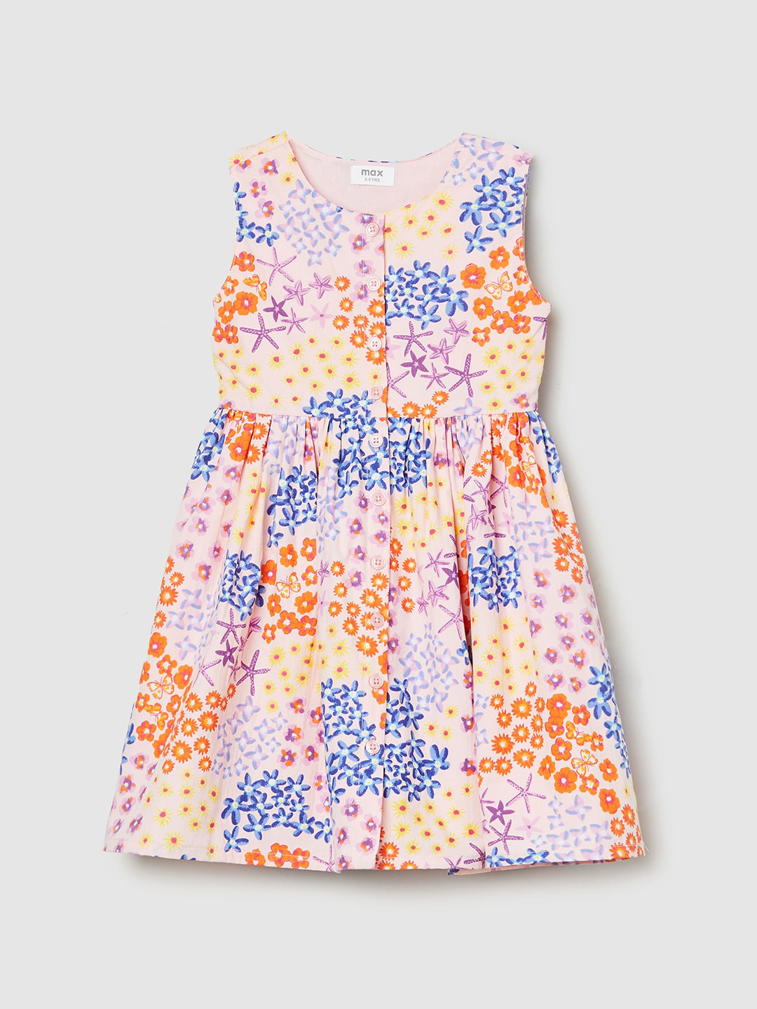 

max Multicoloured Floral Dress, Multi