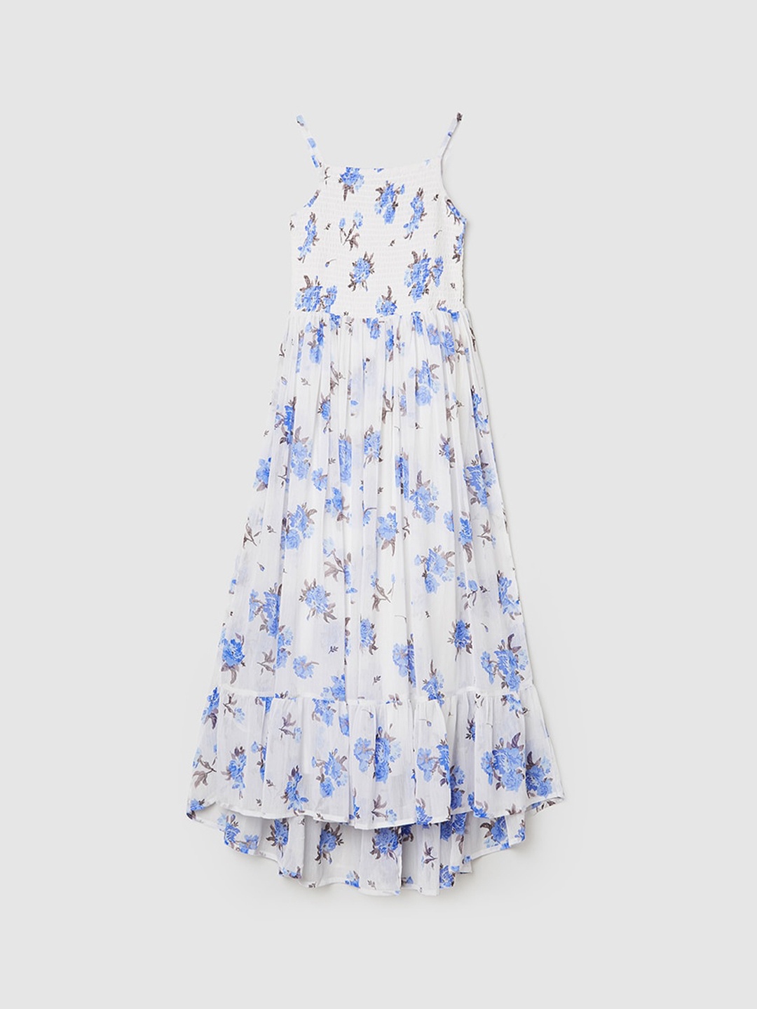 

max White Floral A-Line Dress