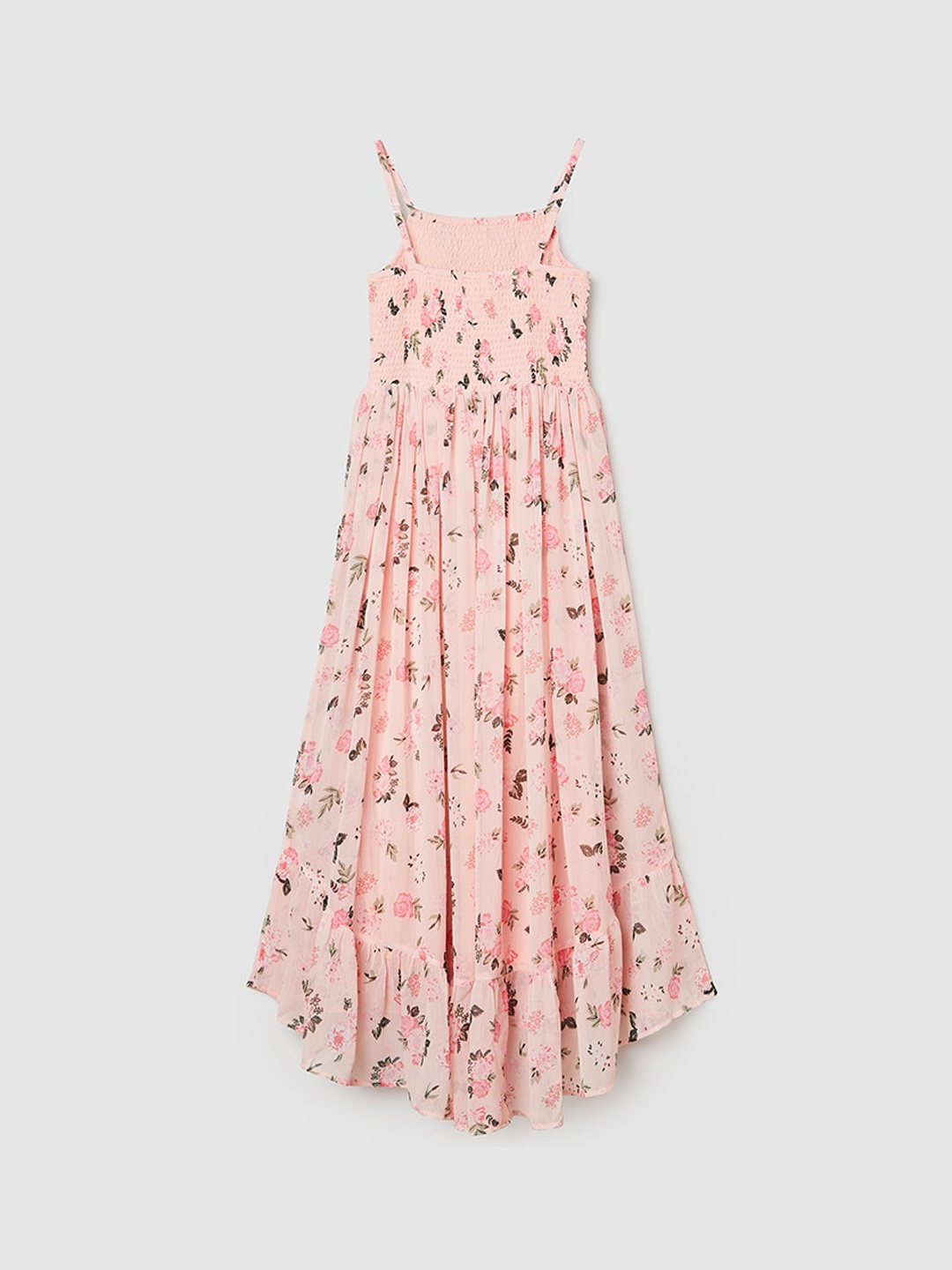 

max Pink Floral A-Line Dress