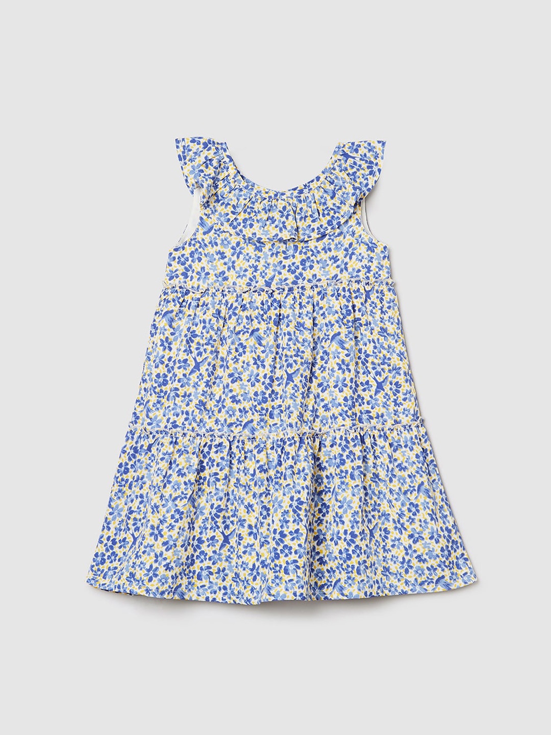 

max White Floral A-Line Dress