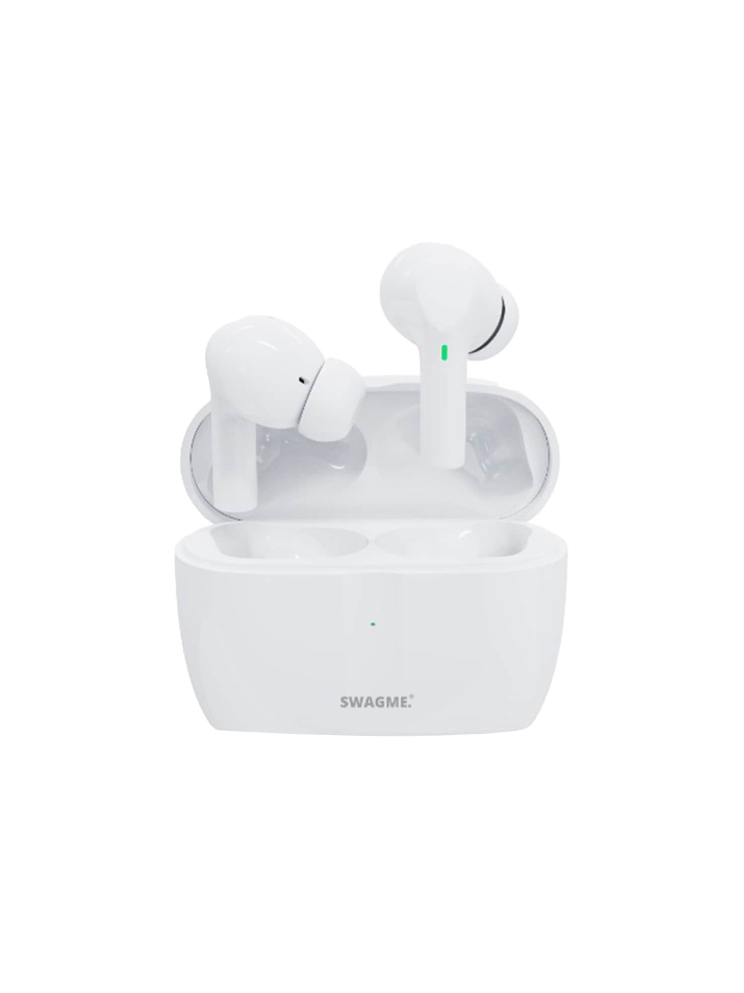 

SWAGME White Bluetooth True Wireless Earbuds with ANC, ENC & Transparency