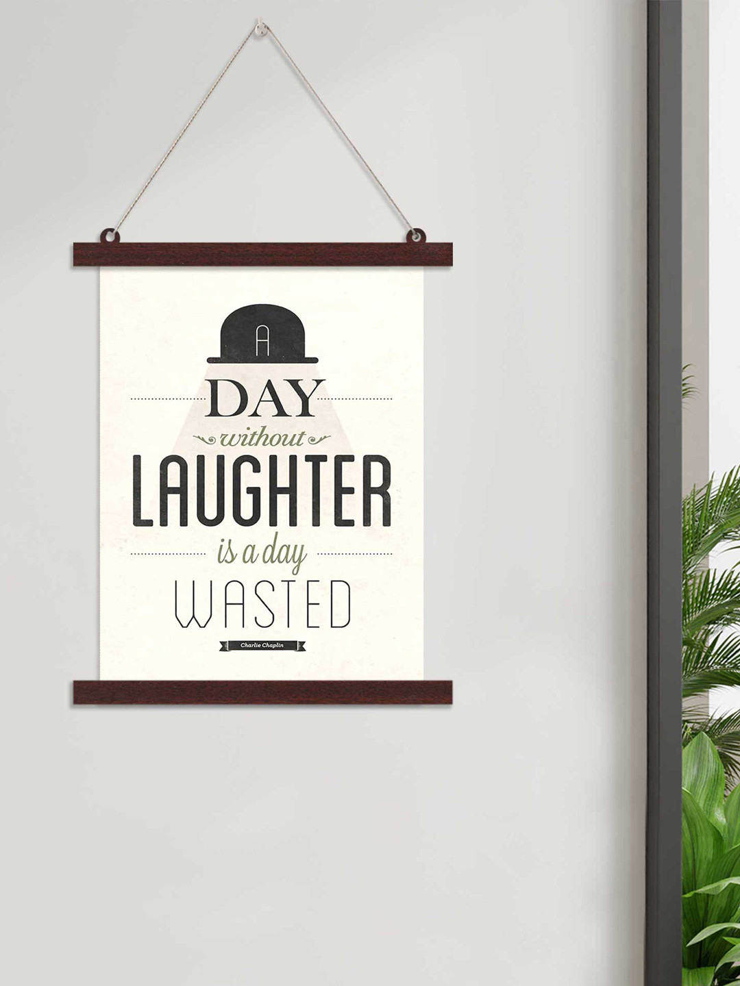 

Art Street Motivational Quotes for Day Hanging Canvas Painting, Multi