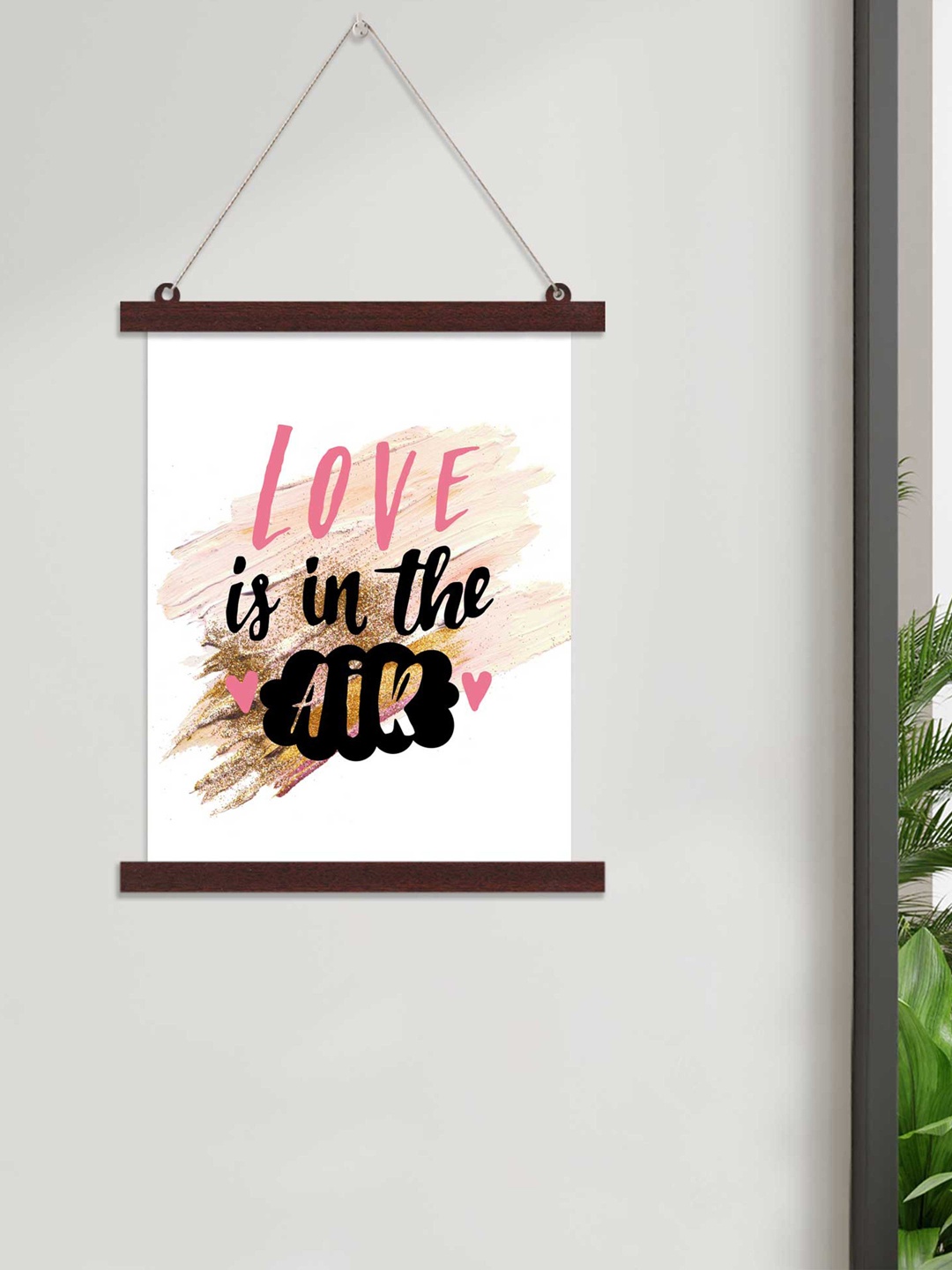 

Art Street White & Black Love Is In The Air Wall Art