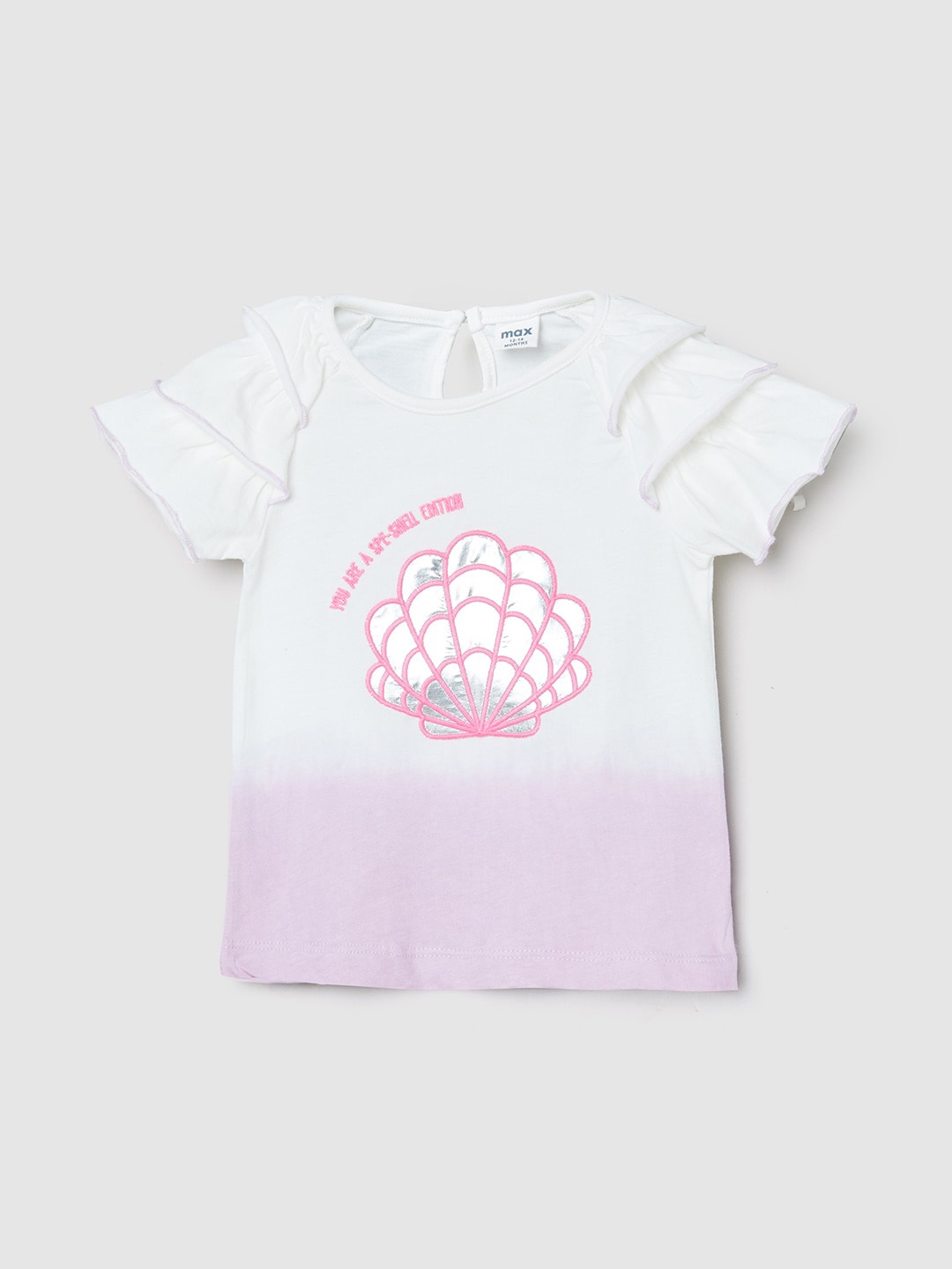 

max White Ombre Top