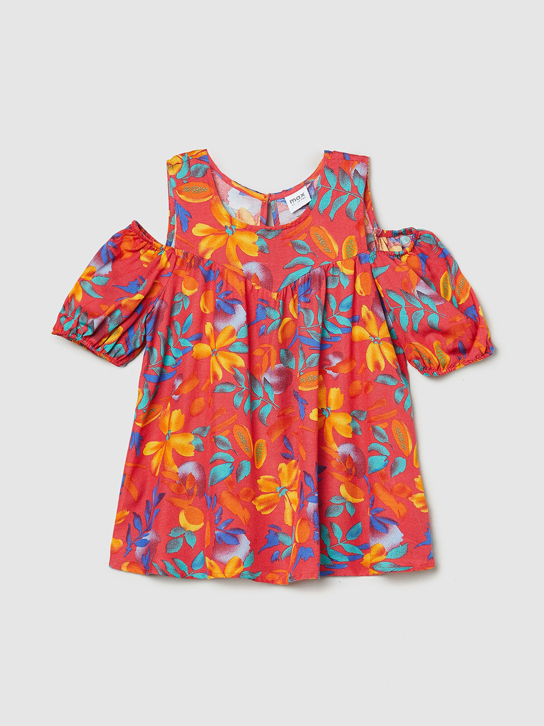 

max Multicoloured Floral Print Top, Multi
