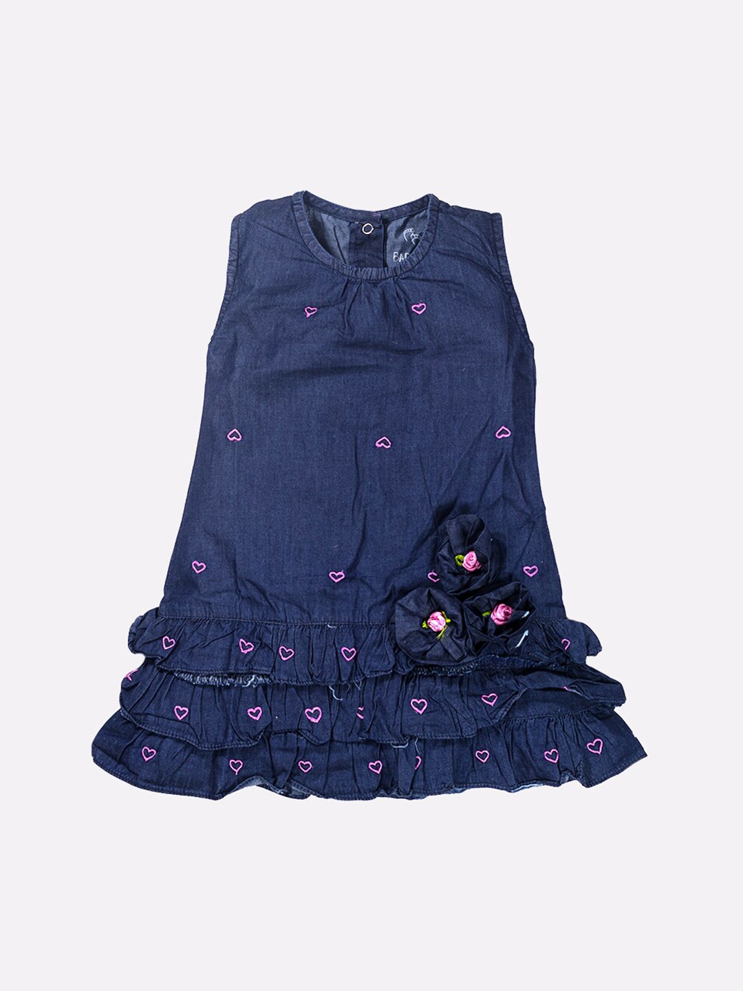 

BABY GO Pink Floral A-Line Dress