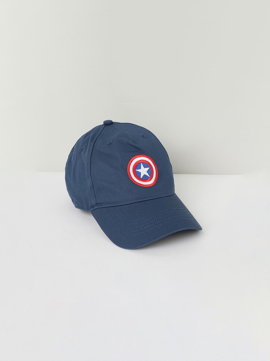 

max Men Blue & Red Embroidered Baseball Cap