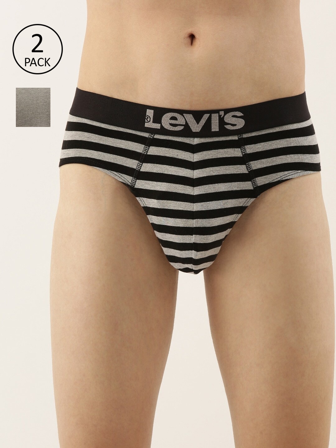 Levis Men Pack of 2 Assorted Printed Basic Briefs