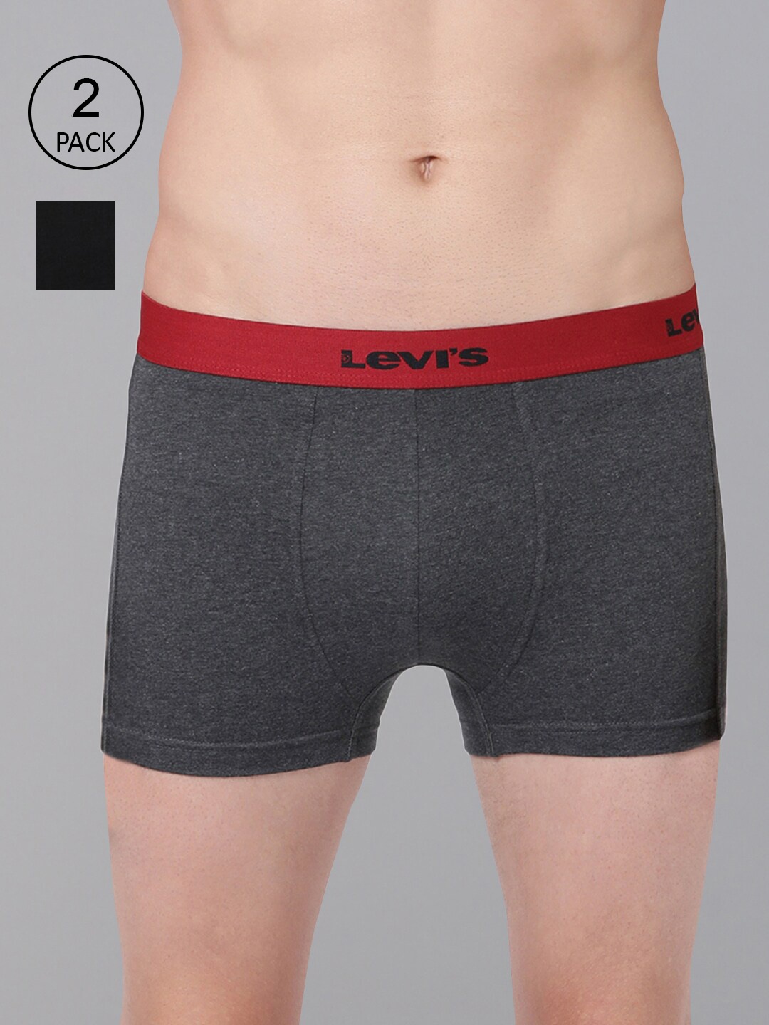 

Levis Men Pack of 2 Smartskin Technology Trunks with Tag Free Comfort #020, Assorted