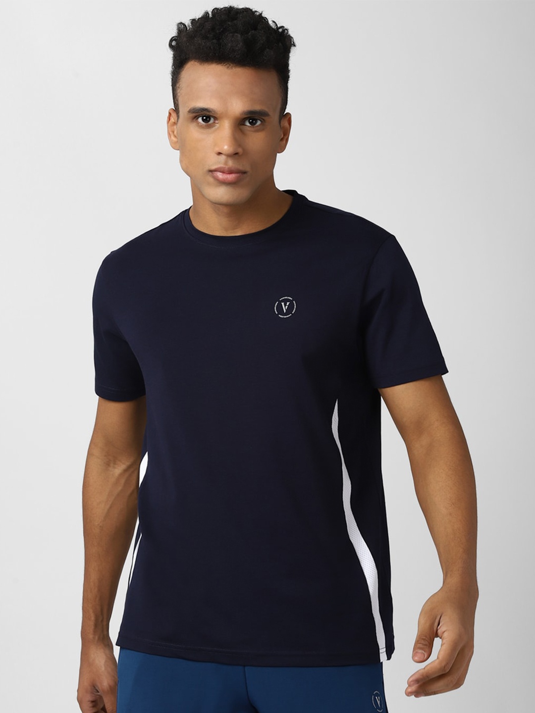 

Van Heusen Flex Slim Fit Yoga T-shirt, Navy blue