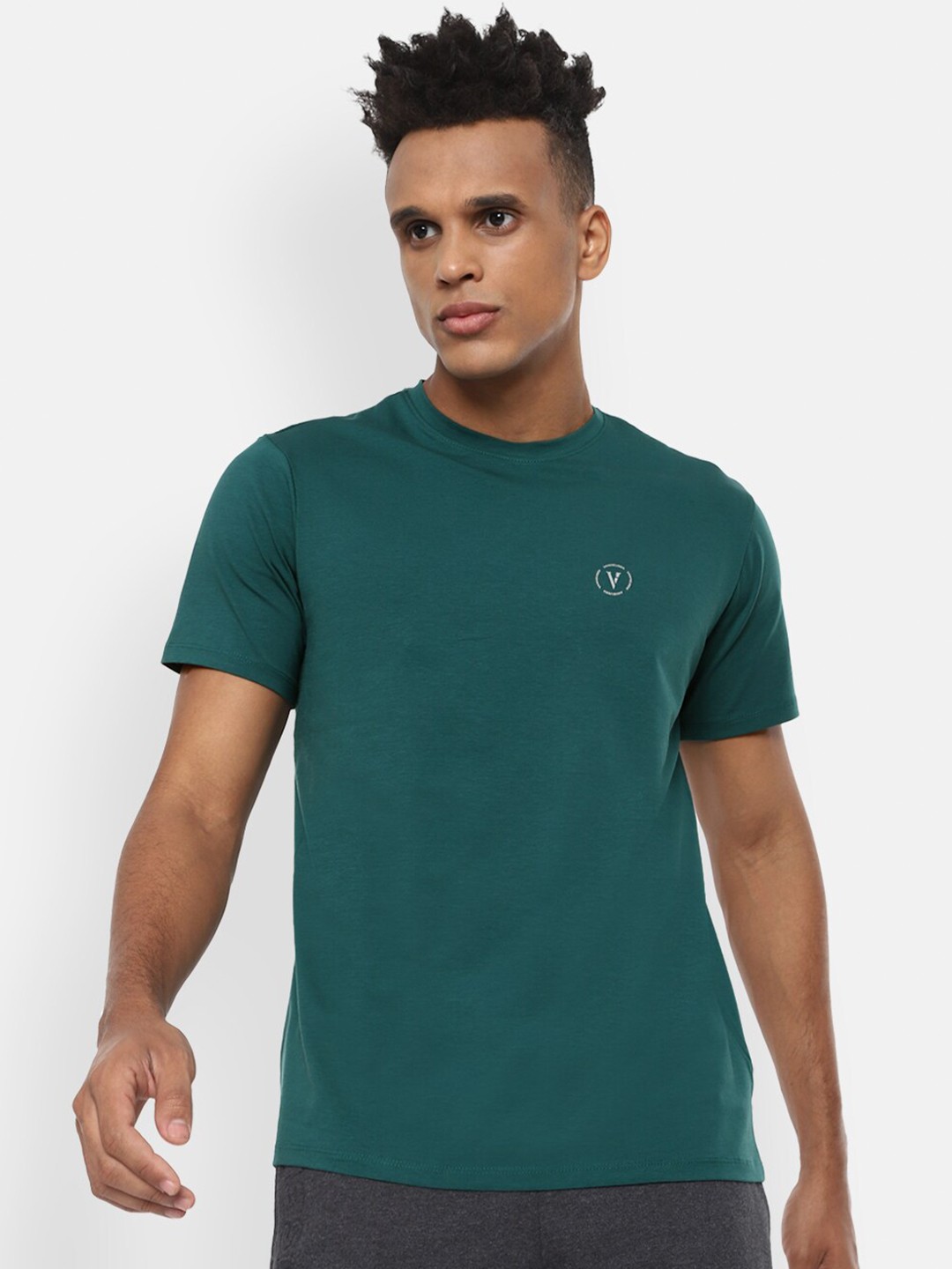 

Van Heusen Flex Slim Fit Yoga T-shirt, Green