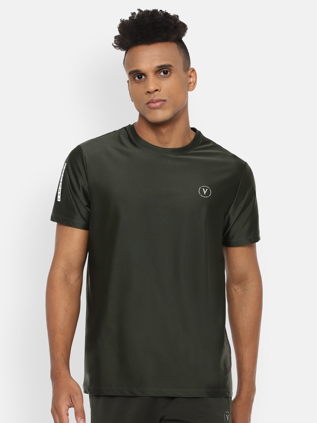 

Van Heusen Flex Applique Slim Fit Training T-shirt, Black