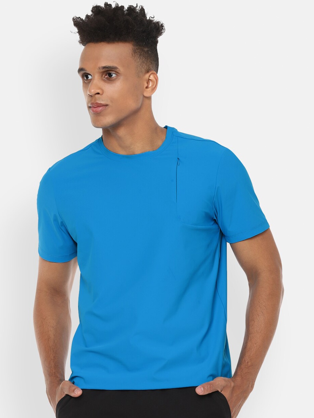 

Van Heusen Flex Slim Fit Running T-shirt, Blue