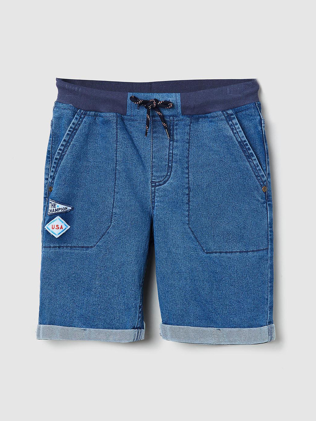 

max Boys Blue Denim Shorts