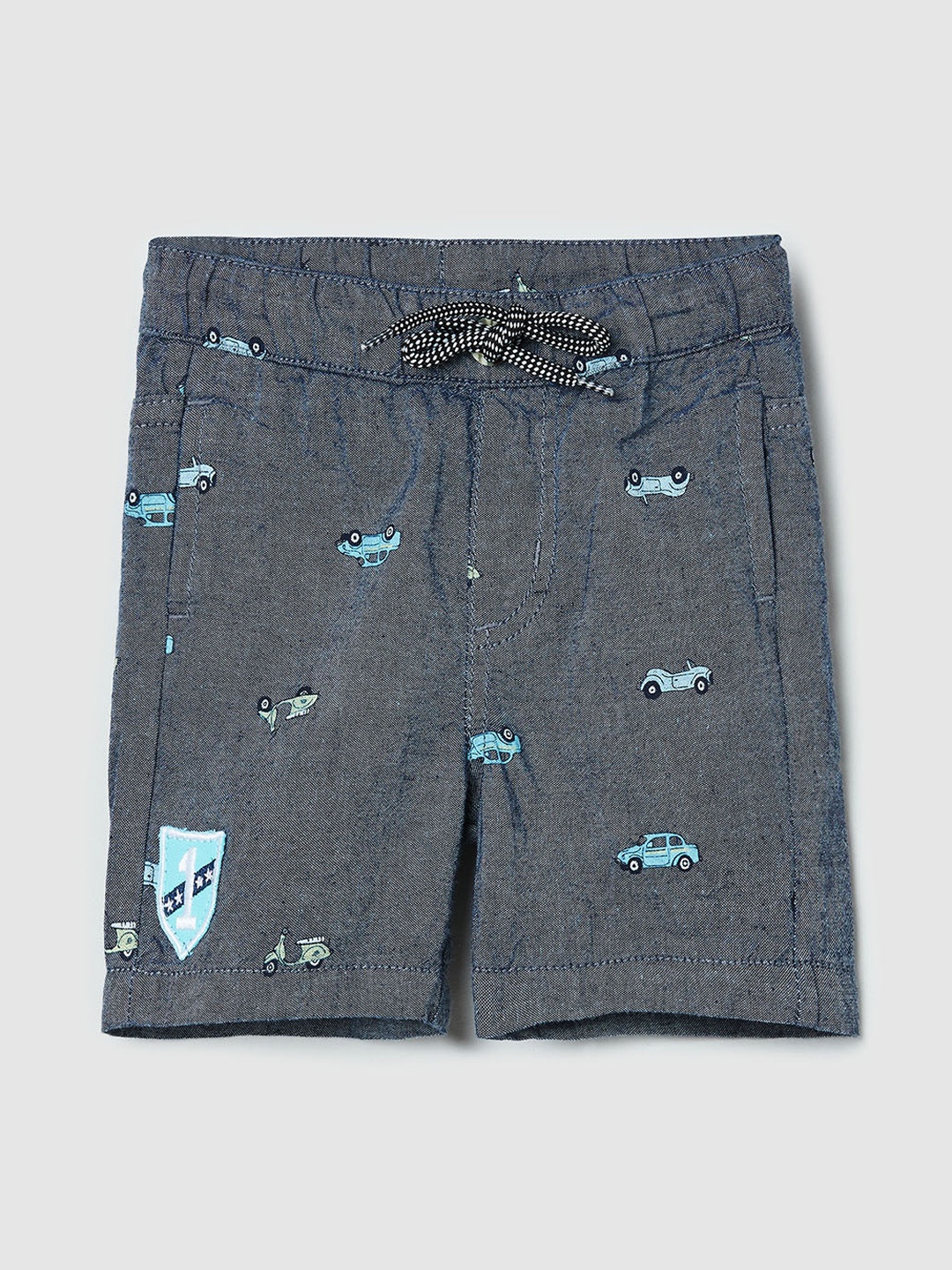 

max Boys Blue Conversational Printed Shorts