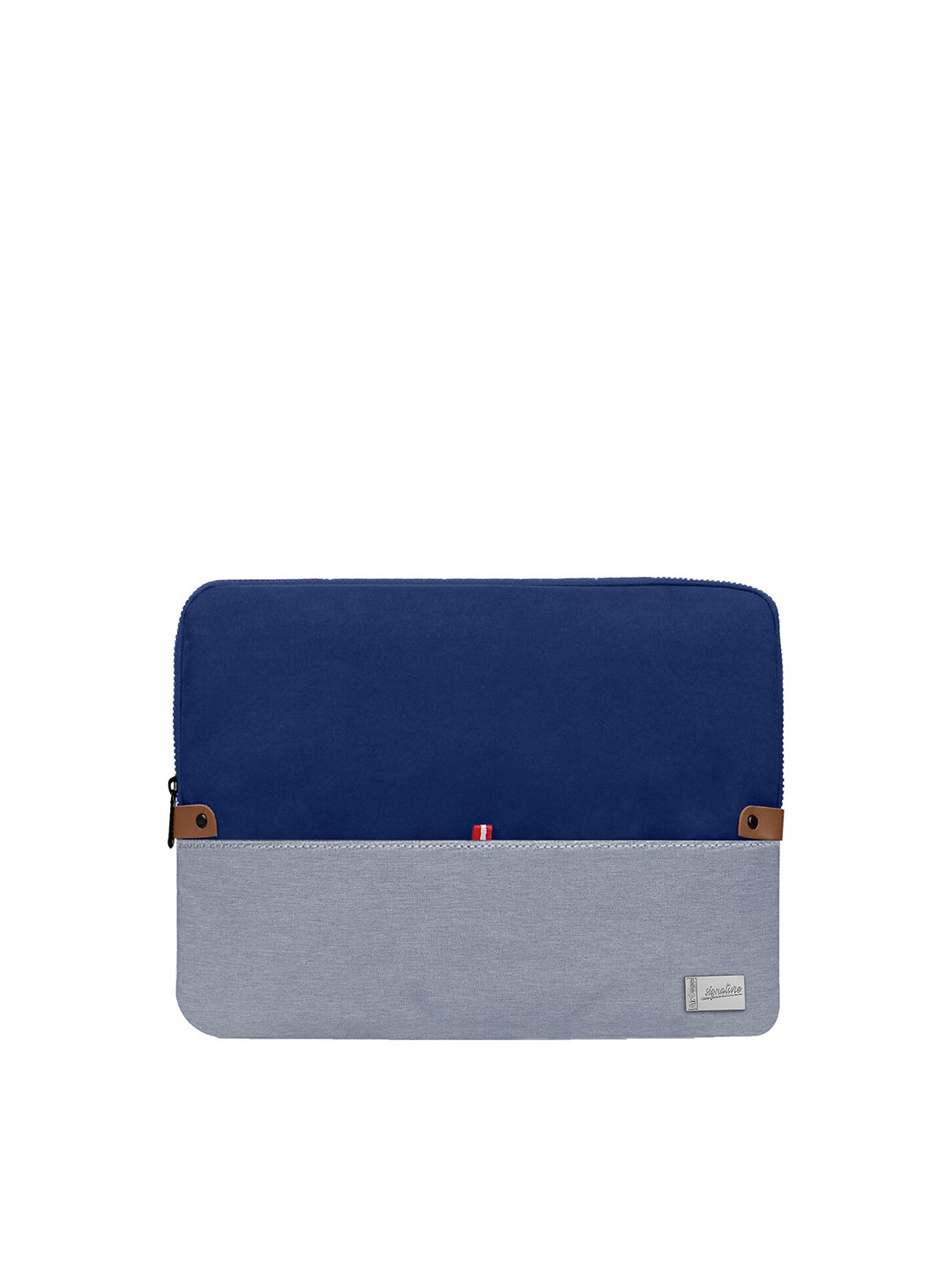 

AirCase Unisex Blue & Grey Colourblocked 13.3 Inch Laptop Sleeve