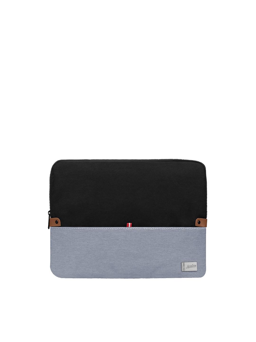 

AirCase Unisex Black & Grey Colourblocked Laptop Sleeve