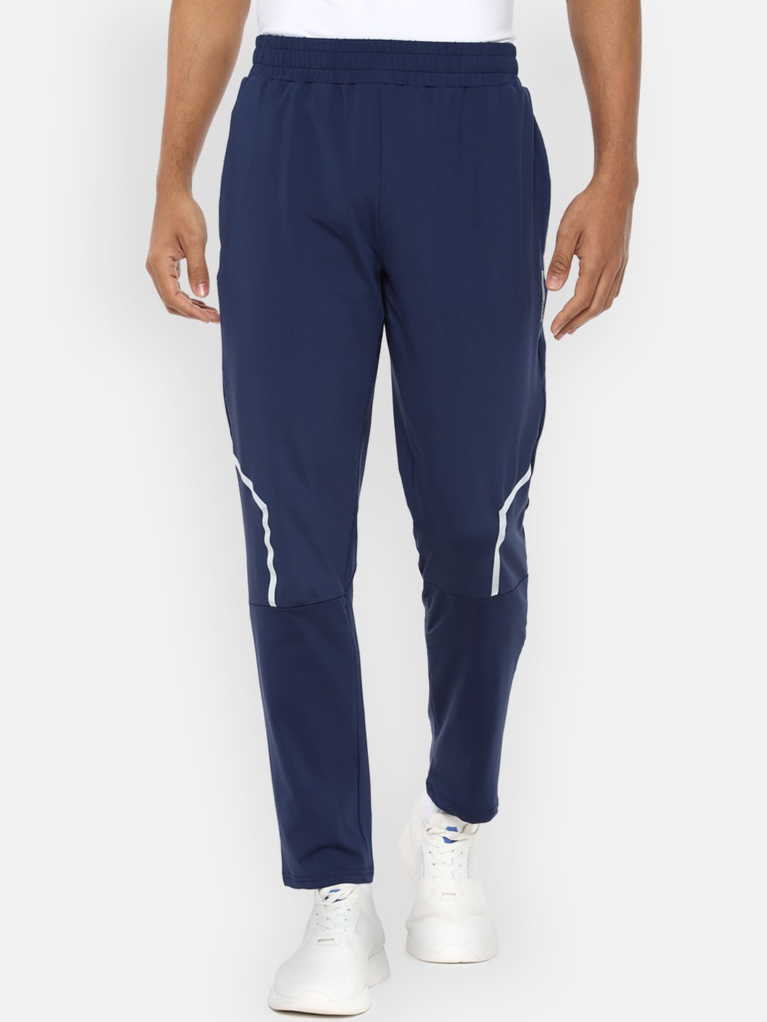

Van Heusen Flex Men Navy Blue Slim Fit Track Pants