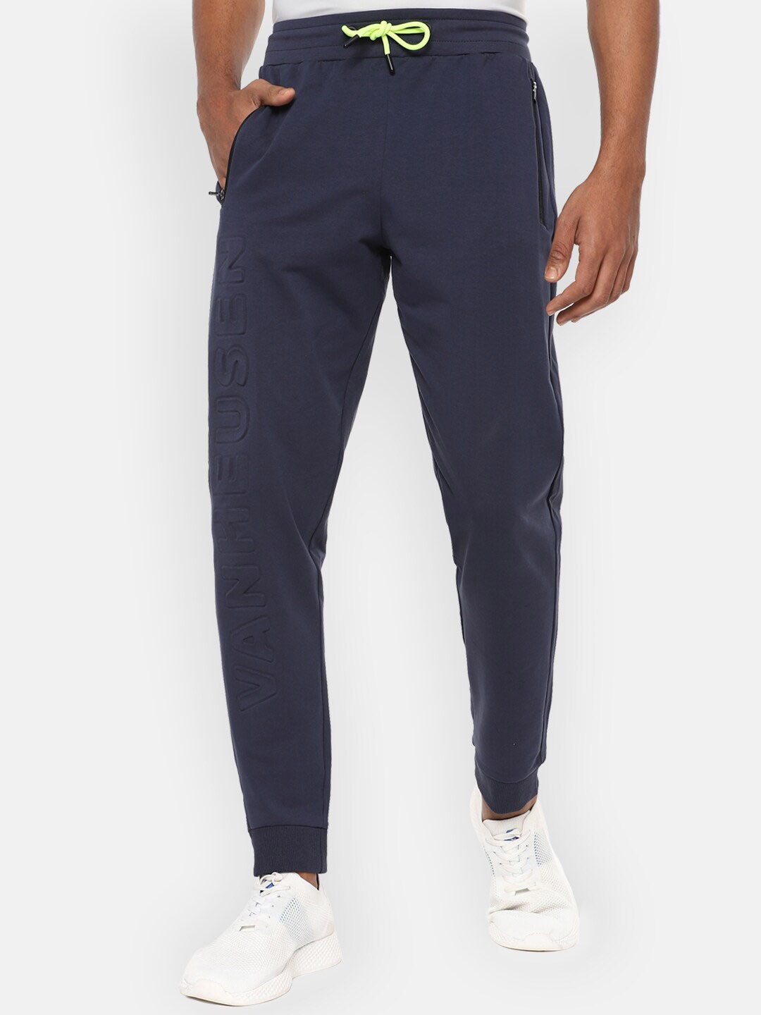 

Van Heusen Men Antimicrobial Training Joggers, Navy blue