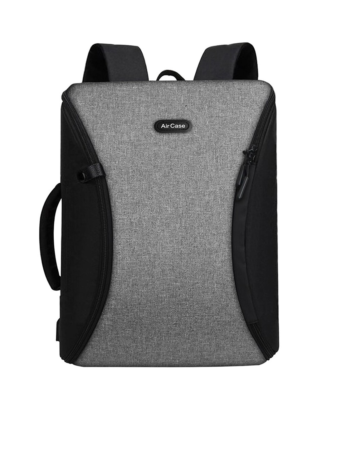 

AirCase Unisex Grey & Black 13 Inch 14 Inch 15.6 Inch Solid Laptop Backpack