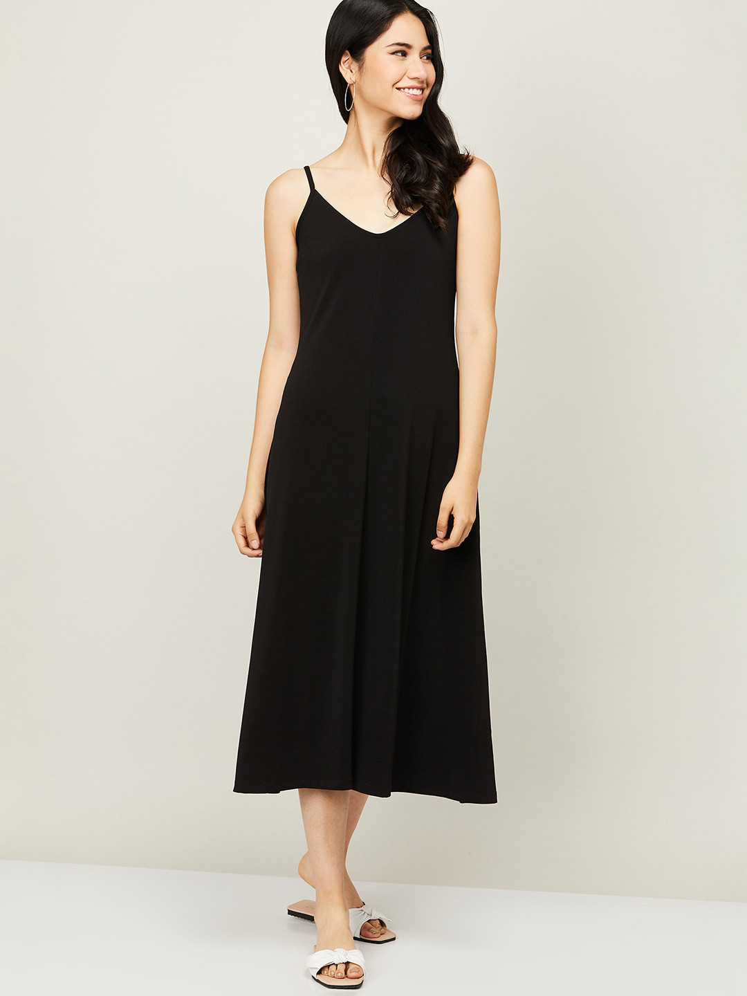 

Fame Forever by Lifestyle Black A-Line Midi Dress