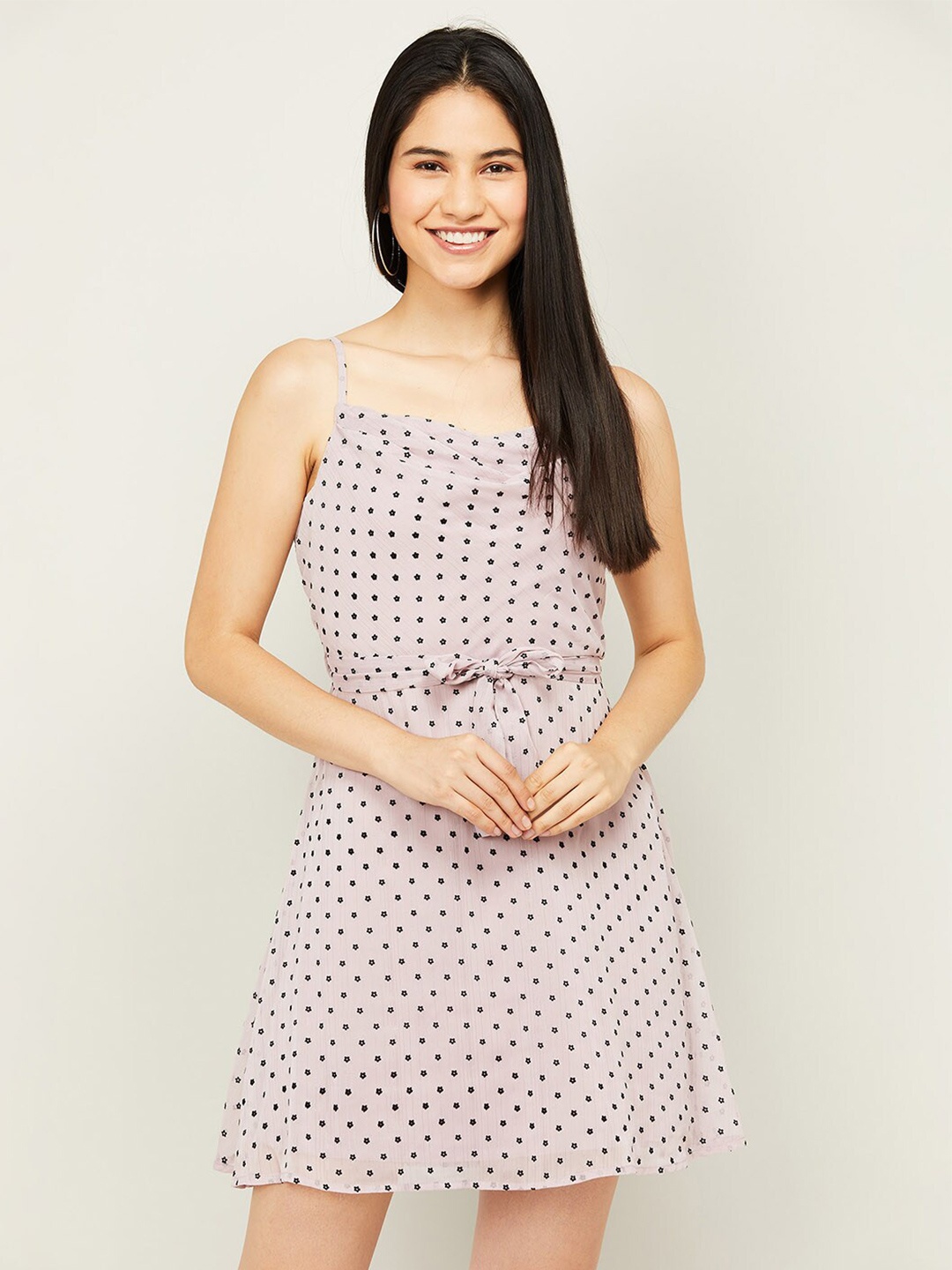 

Ginger by Lifestyle Pink Blouson Dress