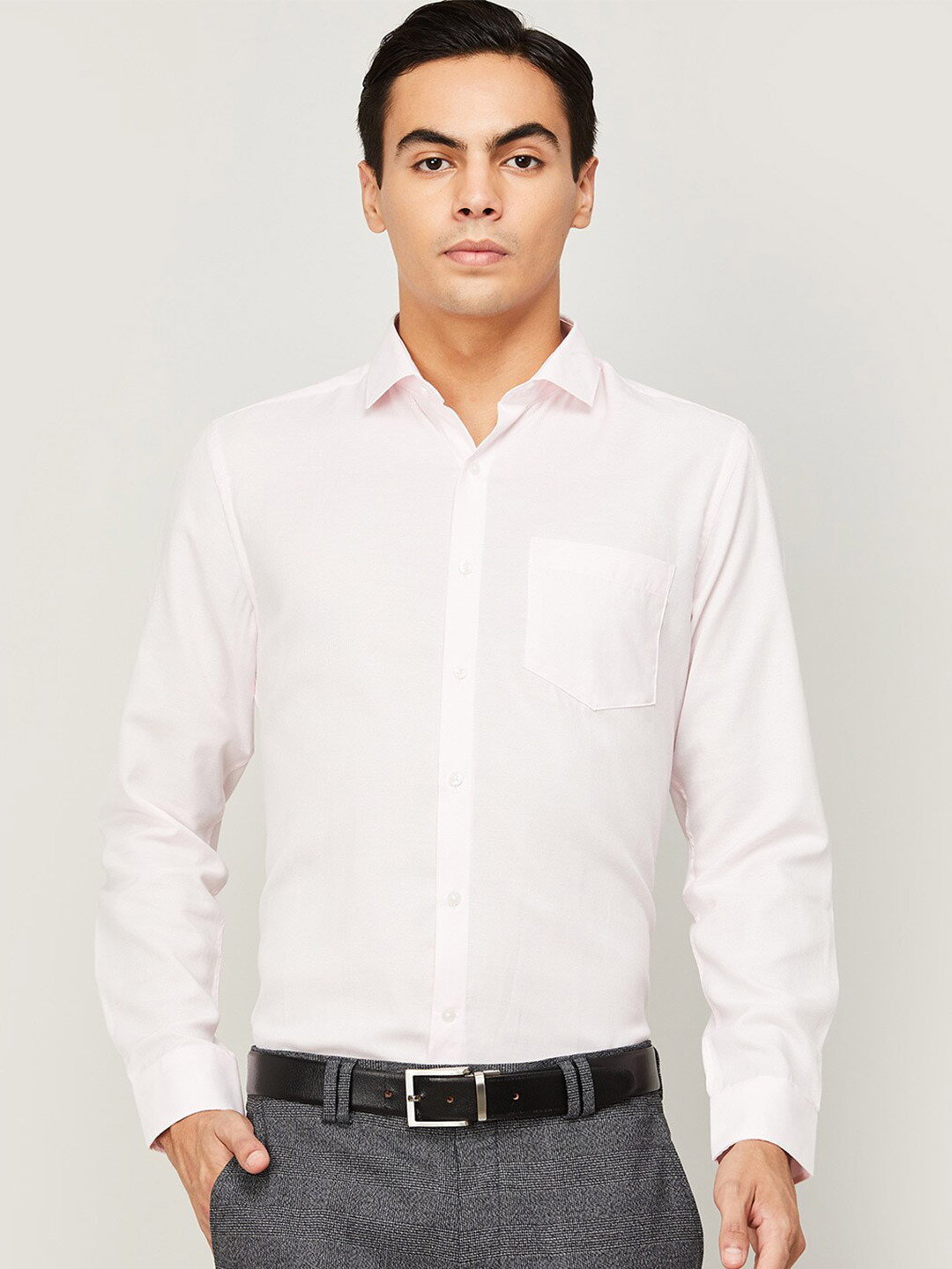 

CODE by Lifestyle Men Pink Slim Fit Formal Shirt
