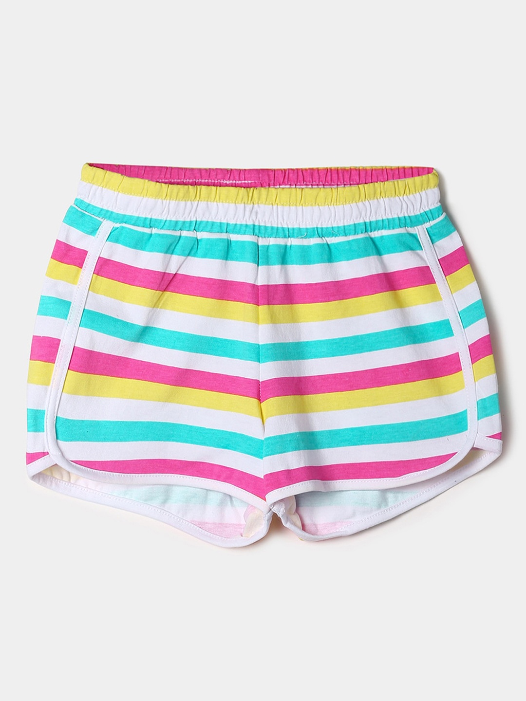 

Fame Forever by Lifestyle Girls Multicoloured Striped Shorts, Multi