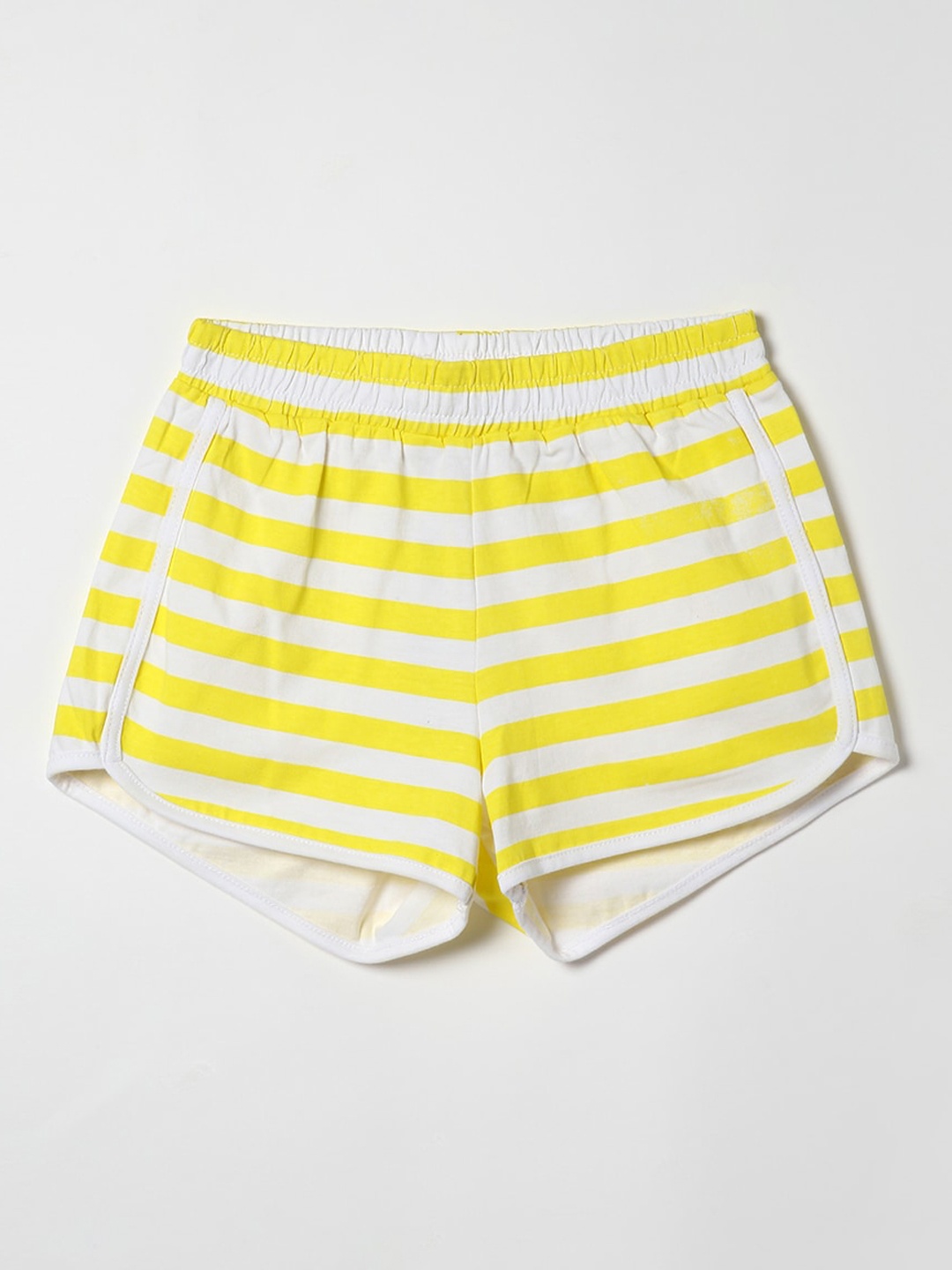 Fame Forever by Lifestyle Girls Yellow Striped Shorts