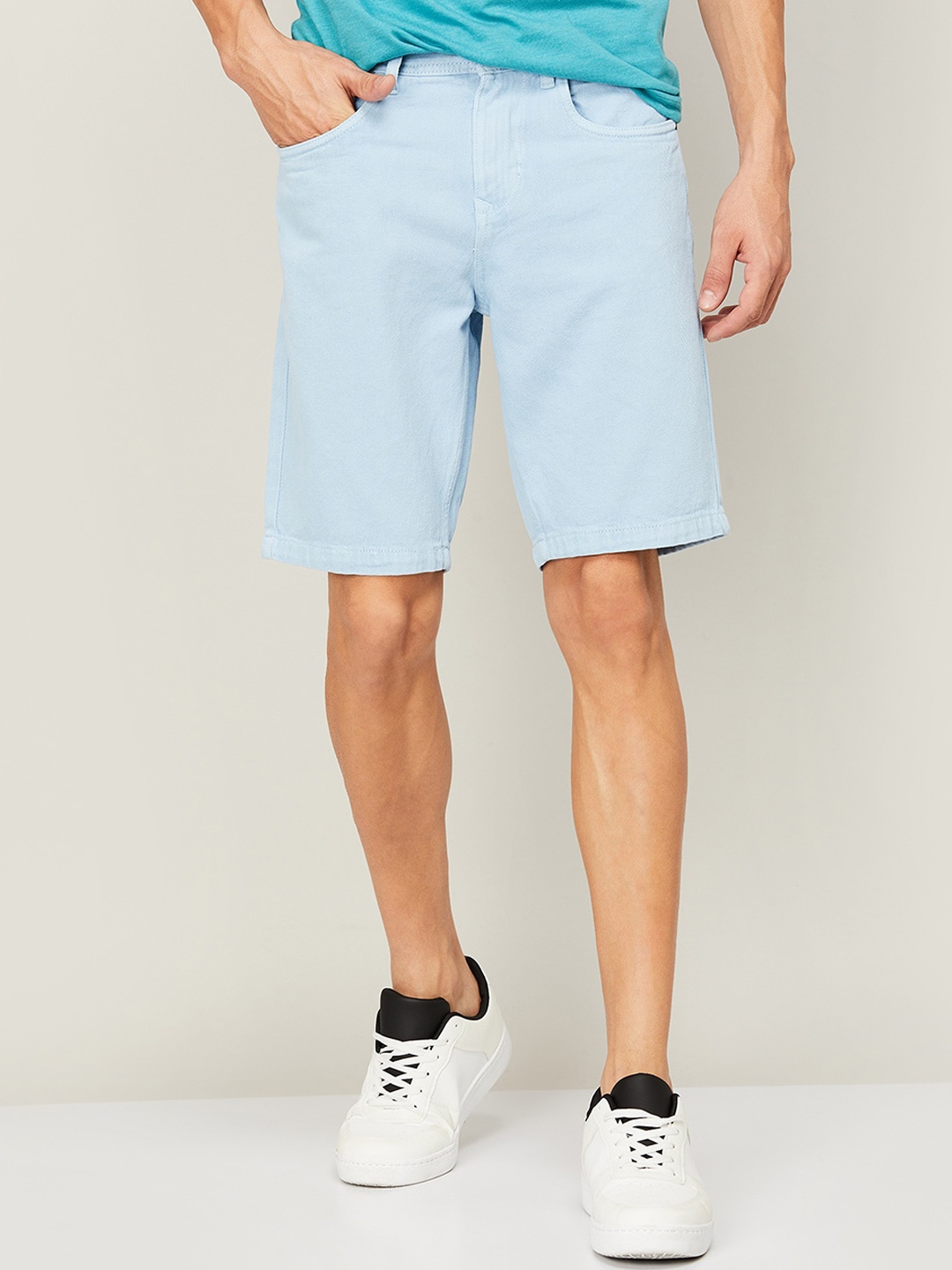 

Bossini Men Blue Chino Shorts