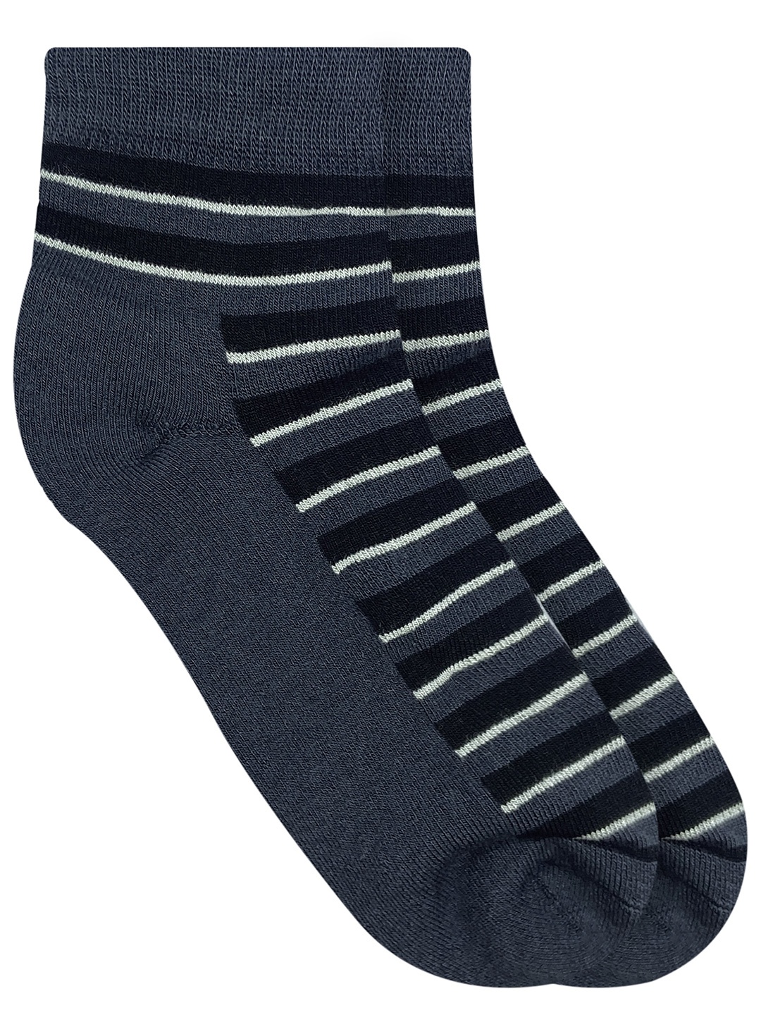 

Heelium Men Bamboo Super Soft & Odour-Free Breathable Quater-Length Socks, Grey