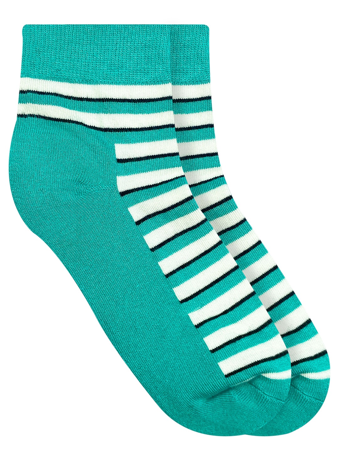 

Heelium Men Pack of 2 Bamboo Super Soft & Odour-Free Breathable Quater-Length Socks, Teal