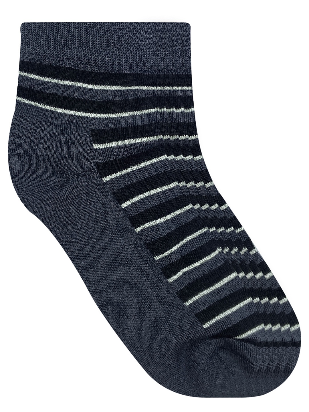 

Heelium Men Pack of 5 Bamboo Super Soft & Odour-Free Breathable Quater-Length Socks, Grey