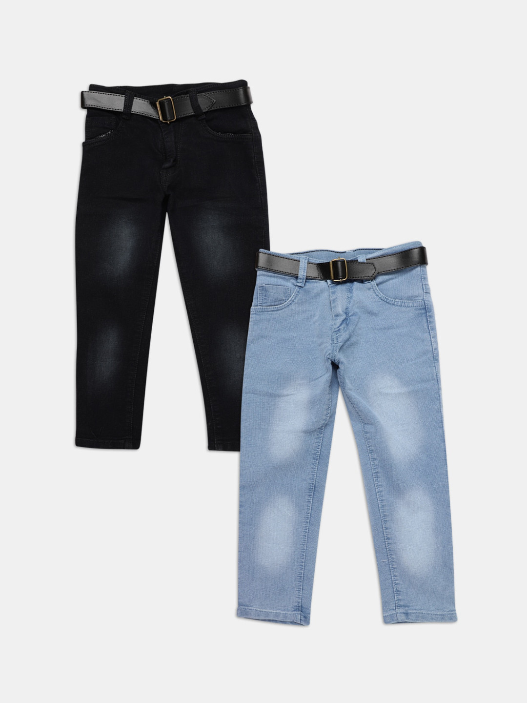 

V-Mart Boys Black Light Fade Stretchable Jeans