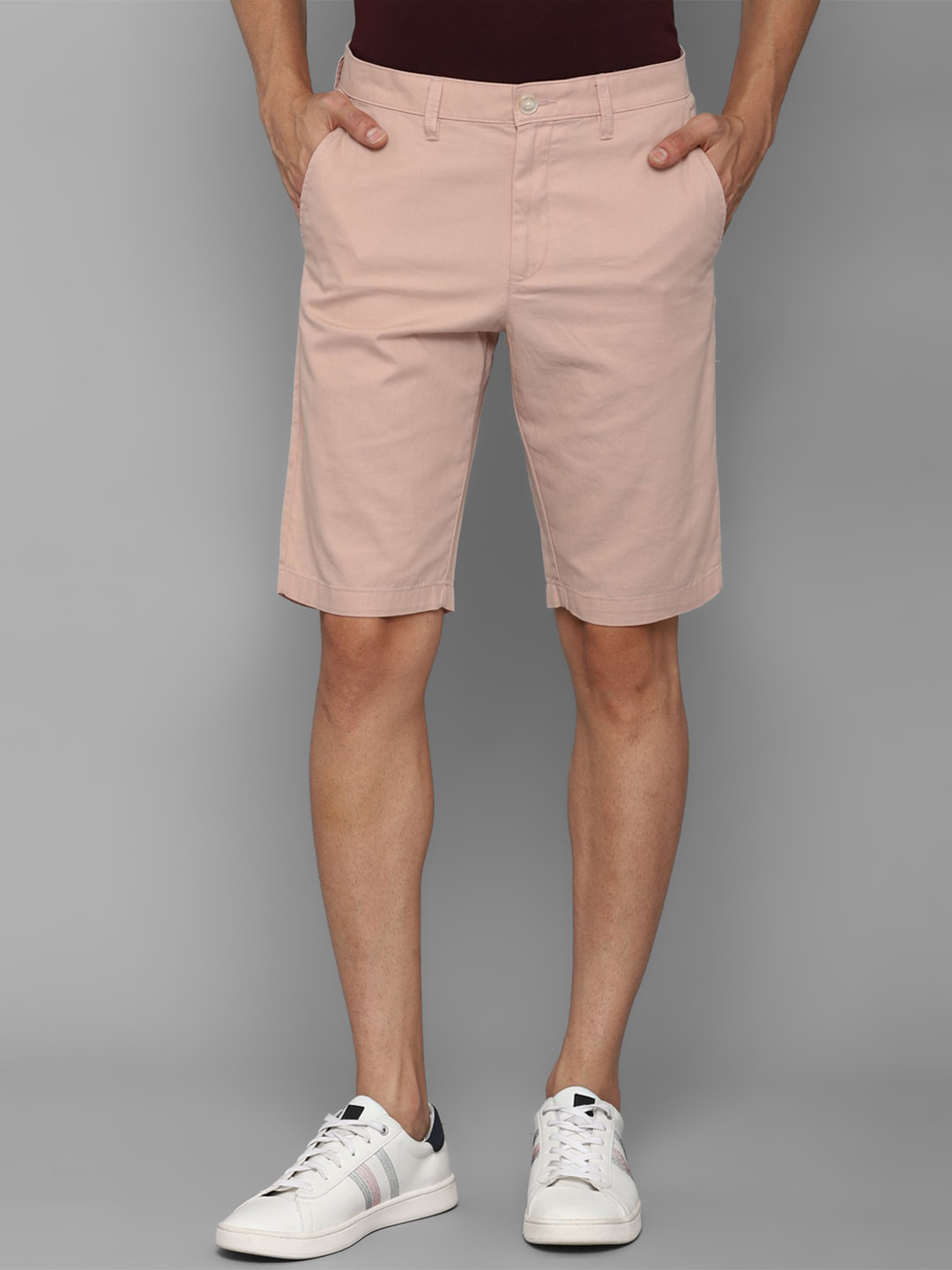 

Allen Solly Men Brown Slim Fit Shorts