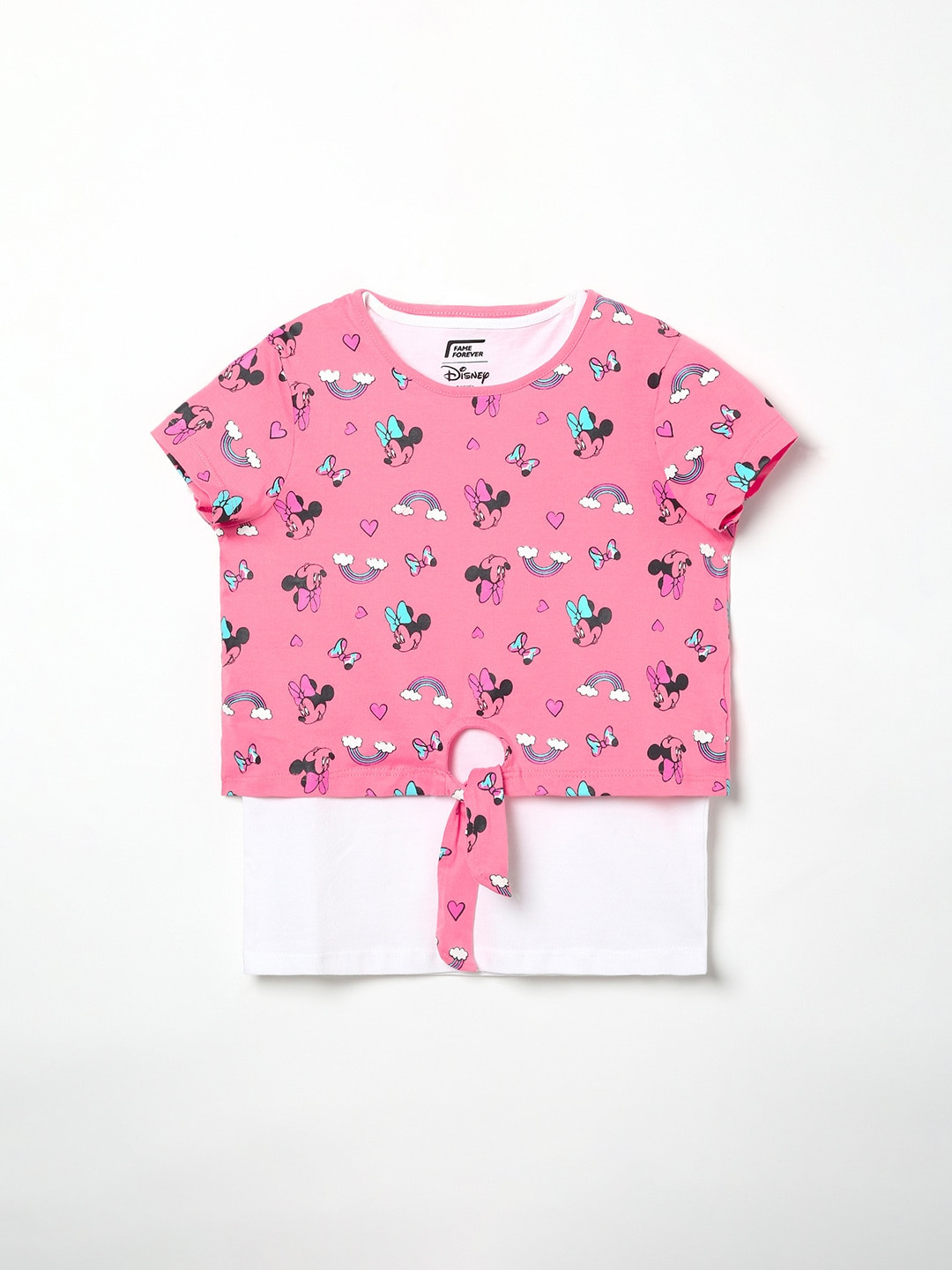 

Fame Forever by Lifestyle Pink Print Top