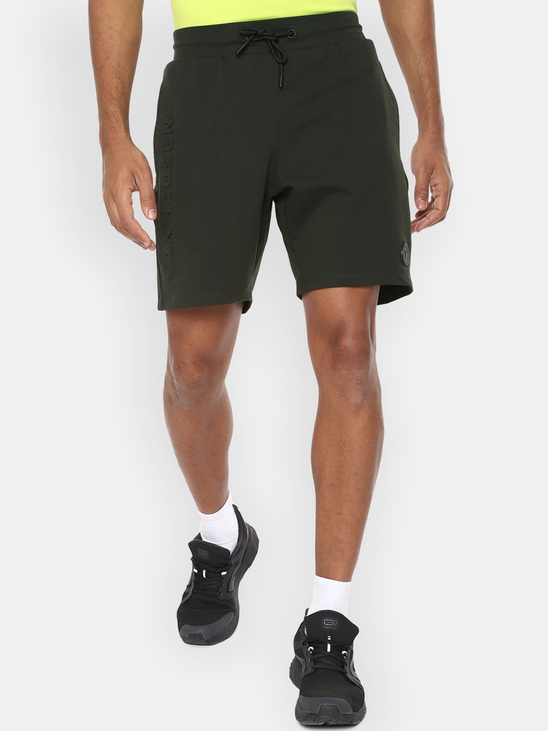 

Van Heusen Flex Men Antimicrobial Training Shorts, Green