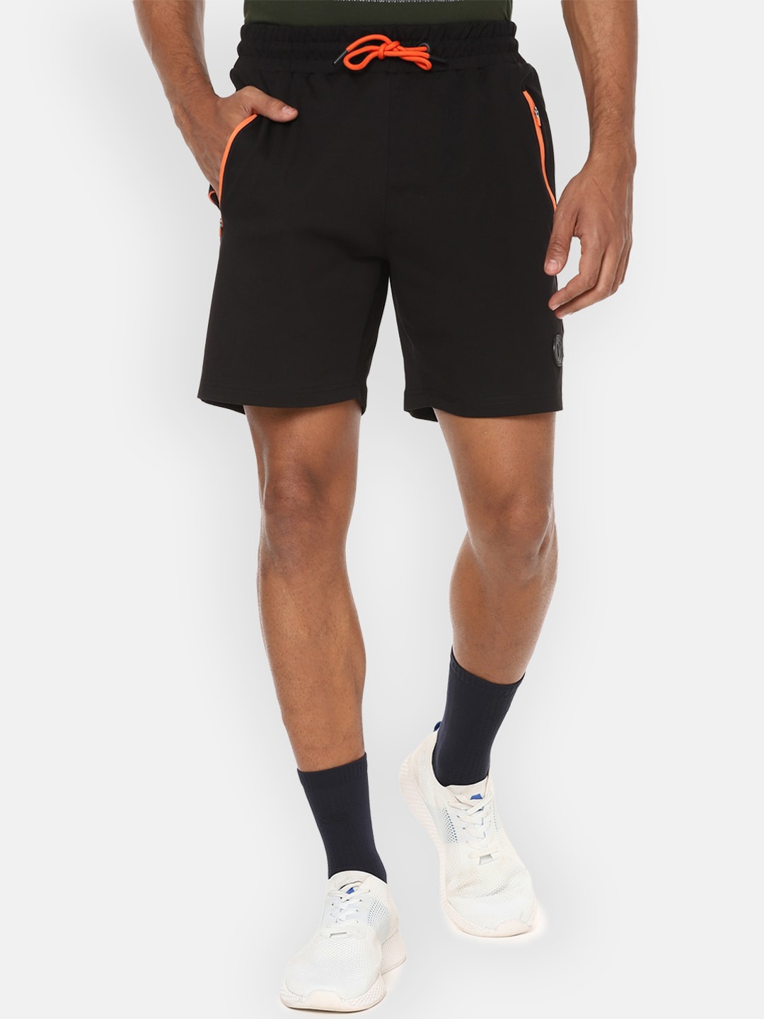 

Van Heusen Flex Men Black Sports Shorts