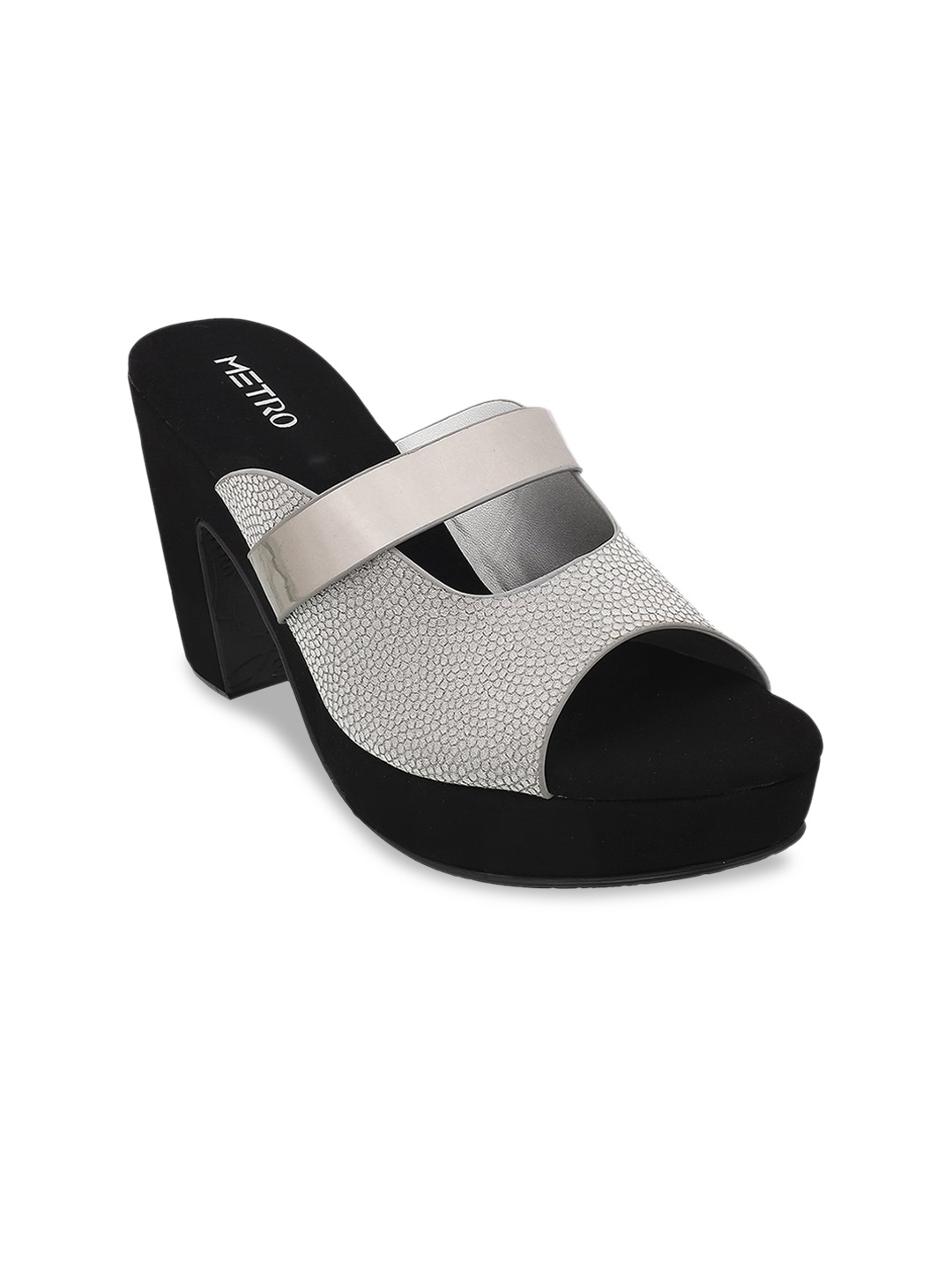 

Metro Grey Block Sandals
