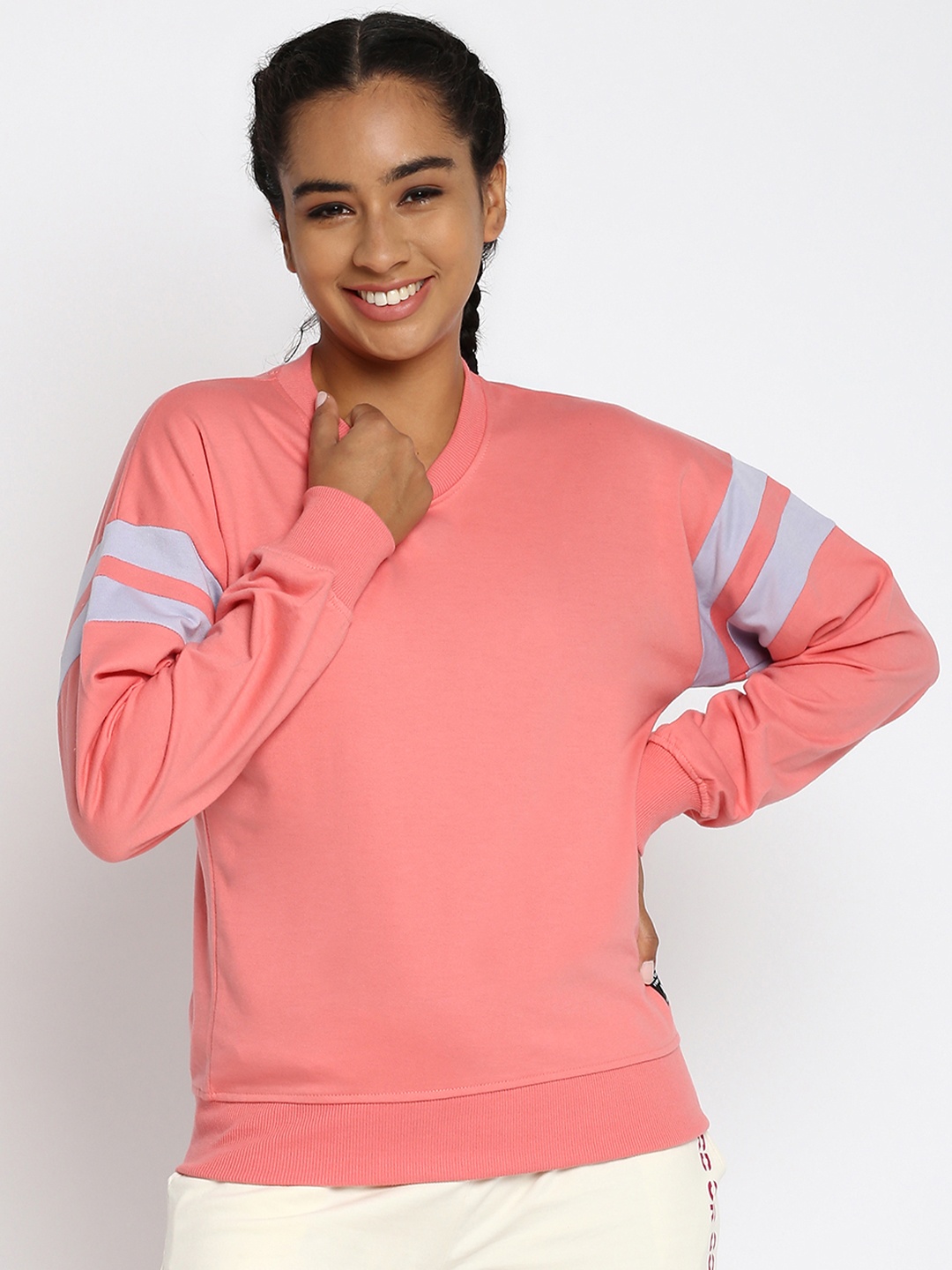 

abof Women Pink Sweatshirt