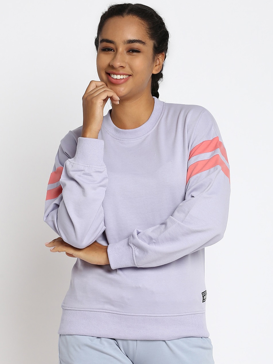 

abof Women Blue Sweatshirt