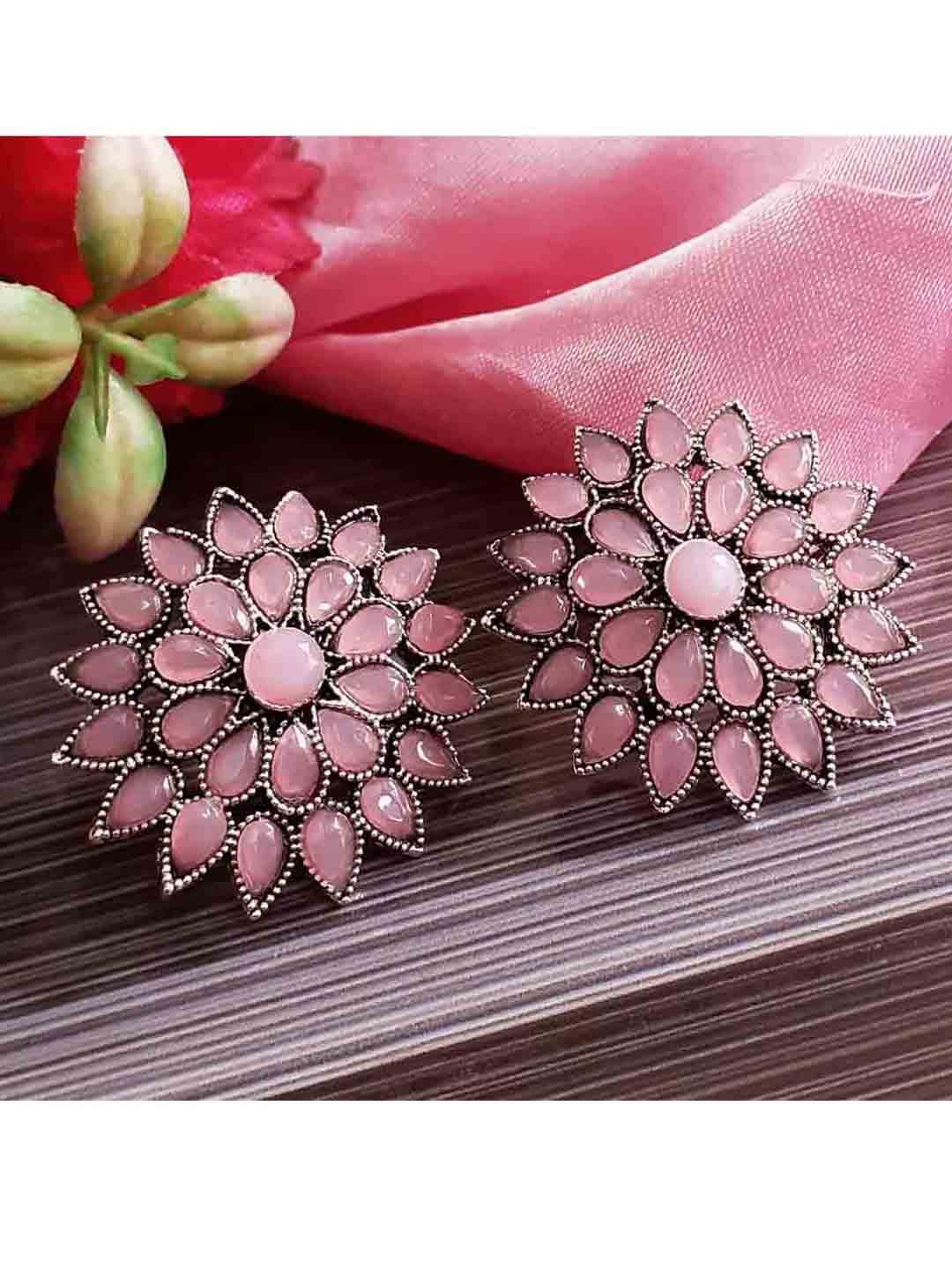 

RICH AND FAMOUS Multicoloured Contemporary Studs Earrings, Multi