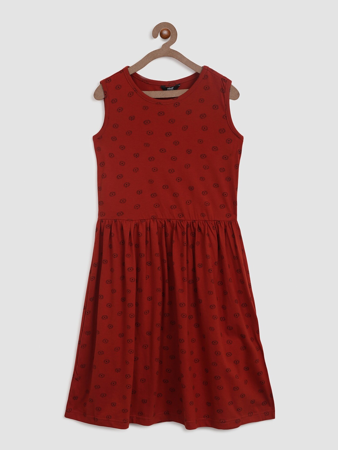 

abof Maroon Floral Dress
