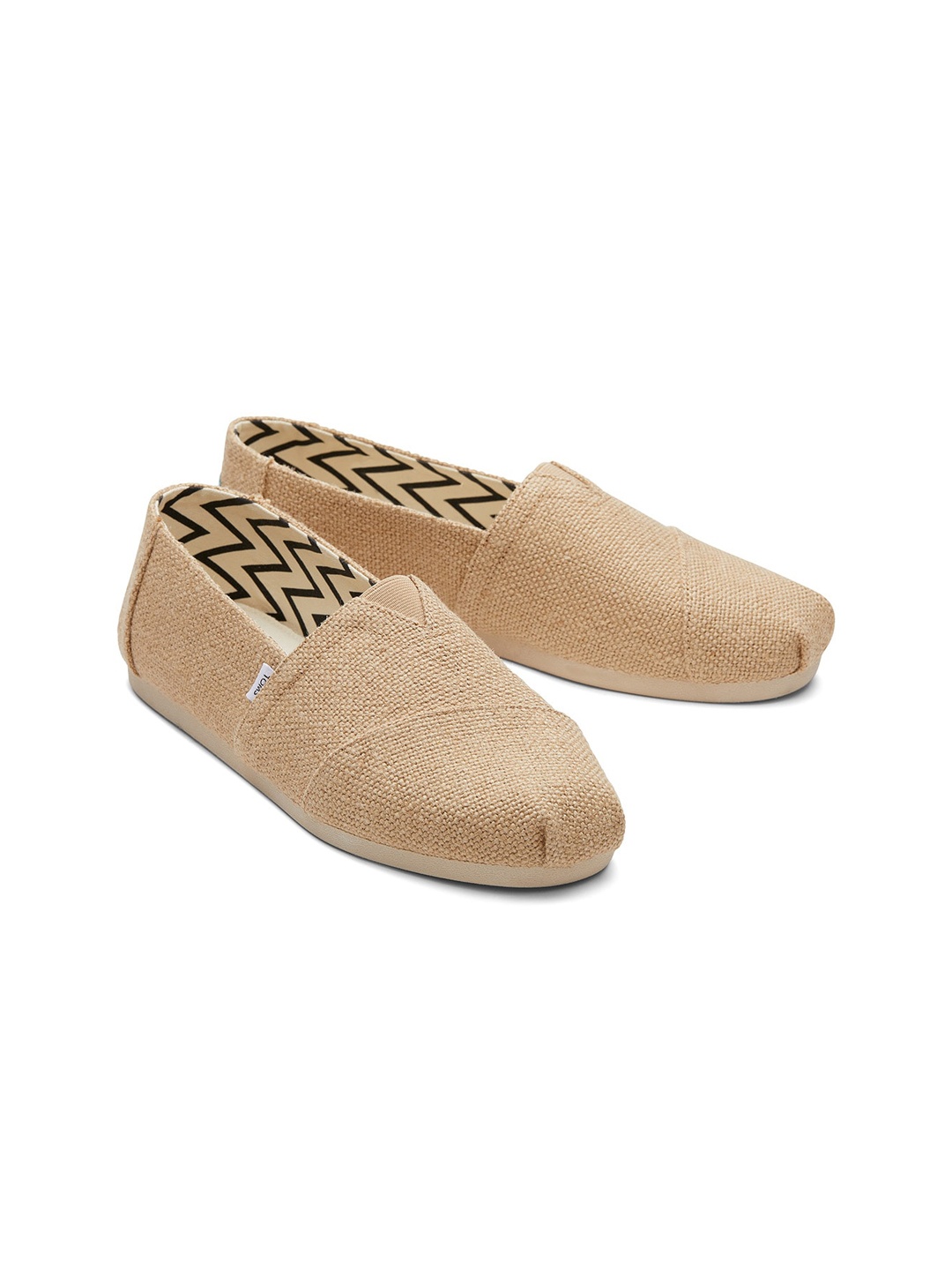 

TOMS Men Beige Solid Alpargata Slip-on Sneakers