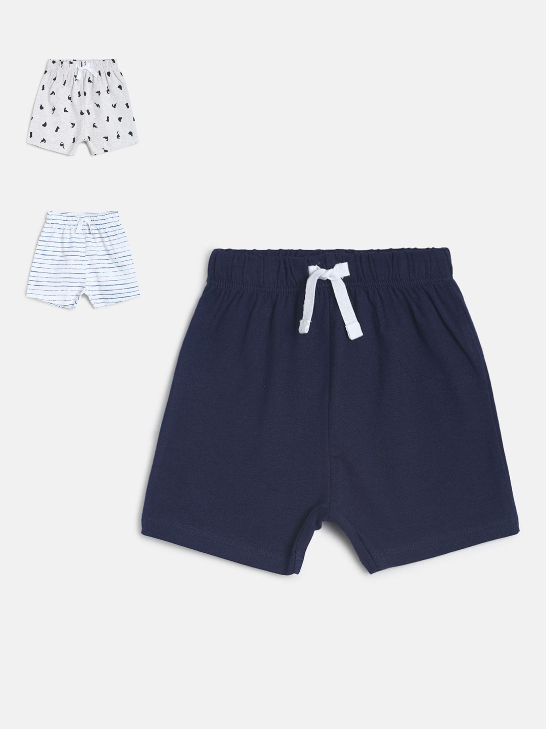 

MINI KLUB Boys Multicoloured Striped Shorts, Multi