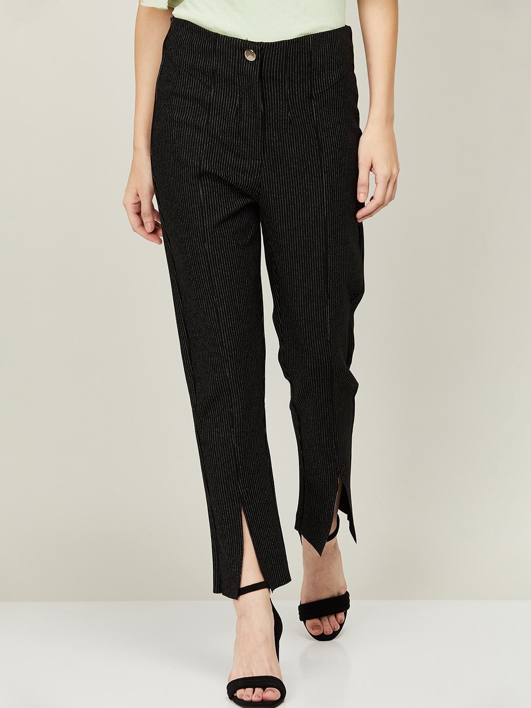 

CODE by Lifestyle Women Black Trousers