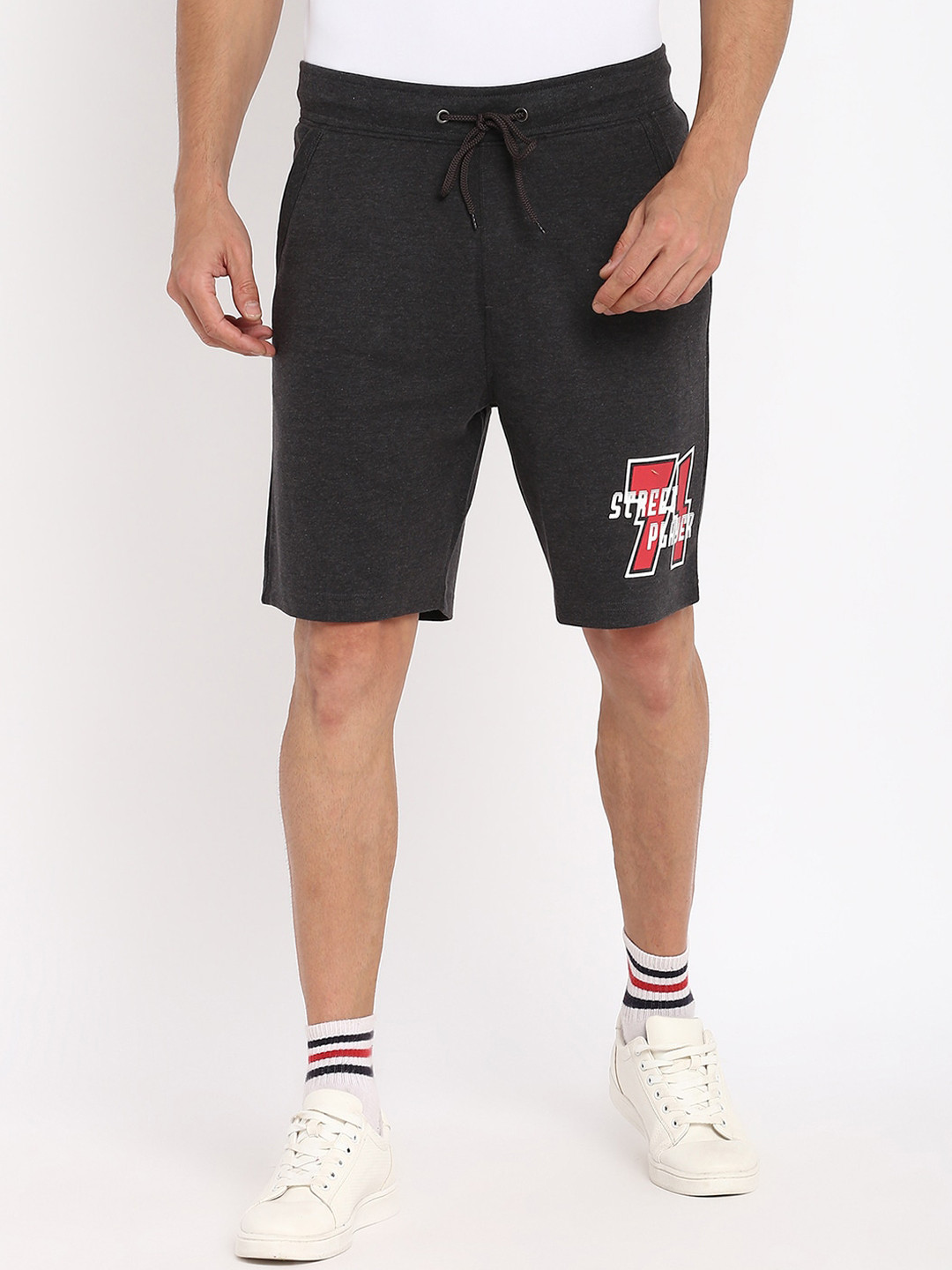 

abof Men Grey Shorts