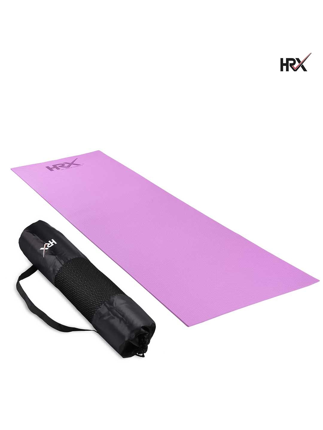 

HRX By Hrithik Roshan Purple Anti Skid Superior EVA Yoga Mat with Bag 8 mm