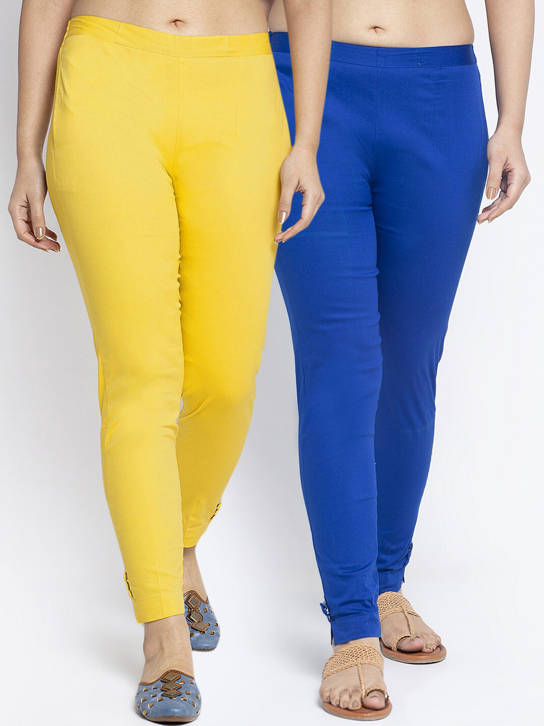 

GRACIT Women Blue Smart Slim Fit Trousers