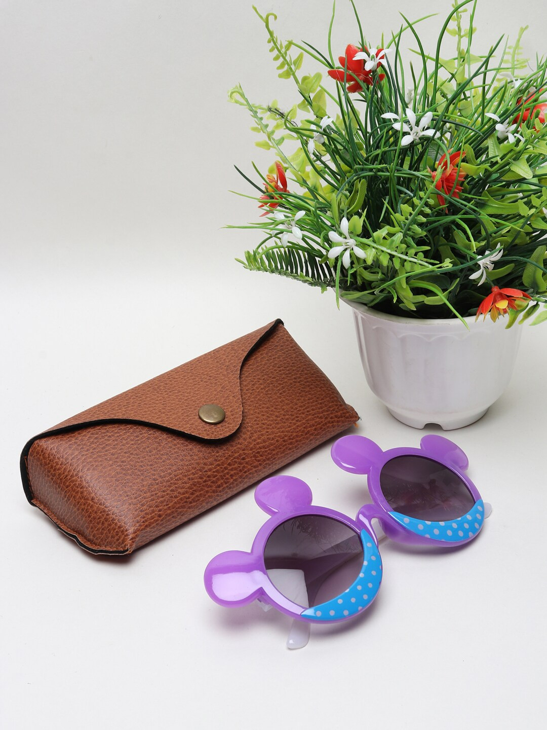 

FROGGY Kids Grey Lens & Purple Round Sunglasses with UV Protected Lens
